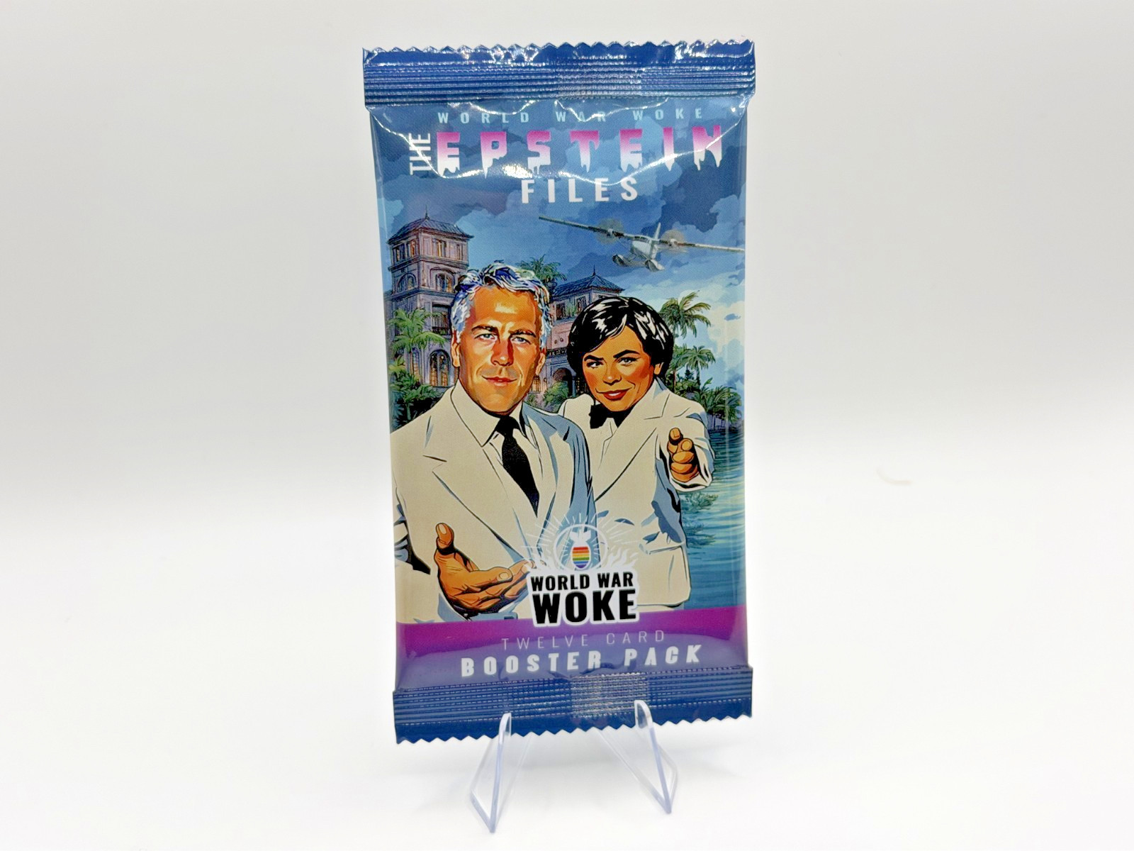 World War Woke The Epstein Files Booster Pack 12 Cards 1st Edition Sealed Parod World War Woke The Epstein Files Booster Pack 12 Cards 1st Edition Sealed Parod