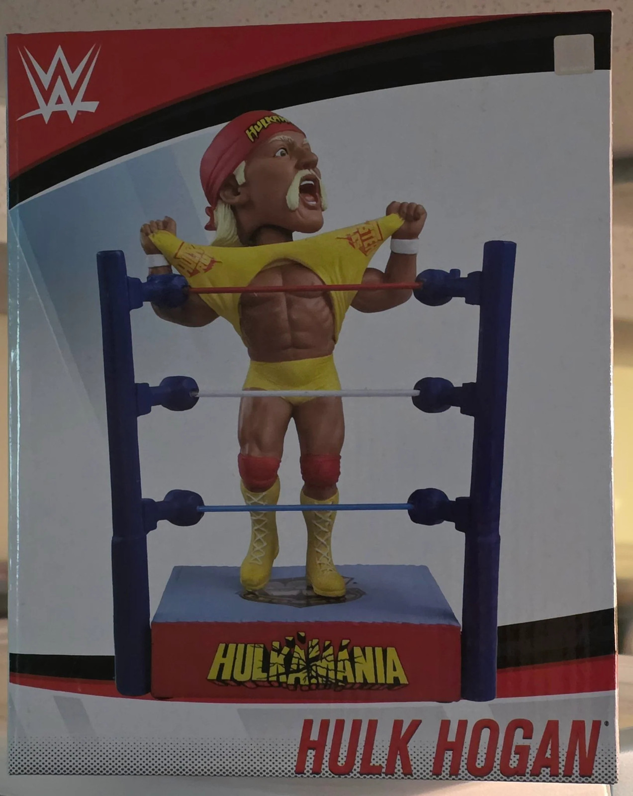 Hulk Hogan Shirt Rip Bobblehead FOCO Hulkamania Ring Base