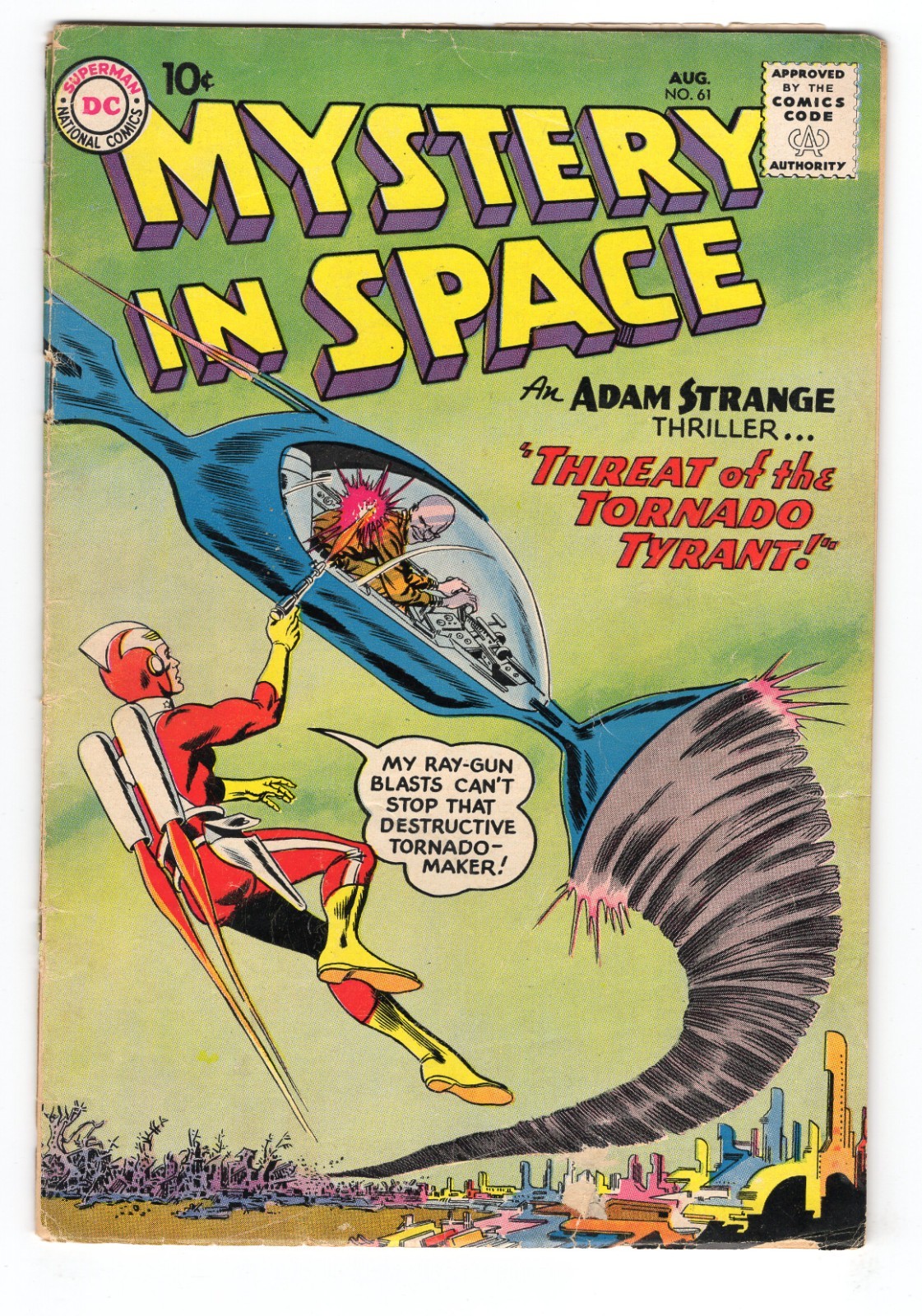 Mystery In Space 61 1960 DC Comics G/VG 3.0 Adam Strange Alanna