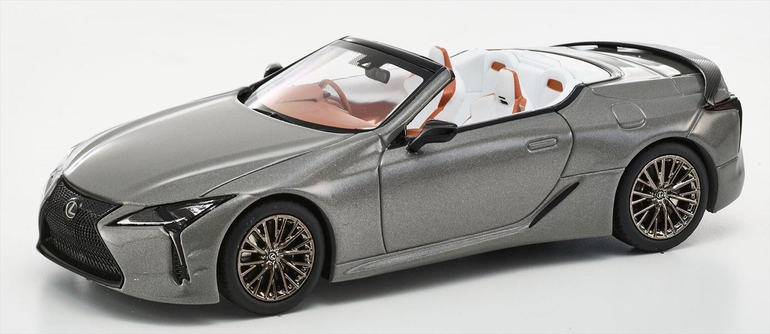 Kyosho 1/43 Lexus LC500 Convertible Silver Model Car Preorder Sep 2026