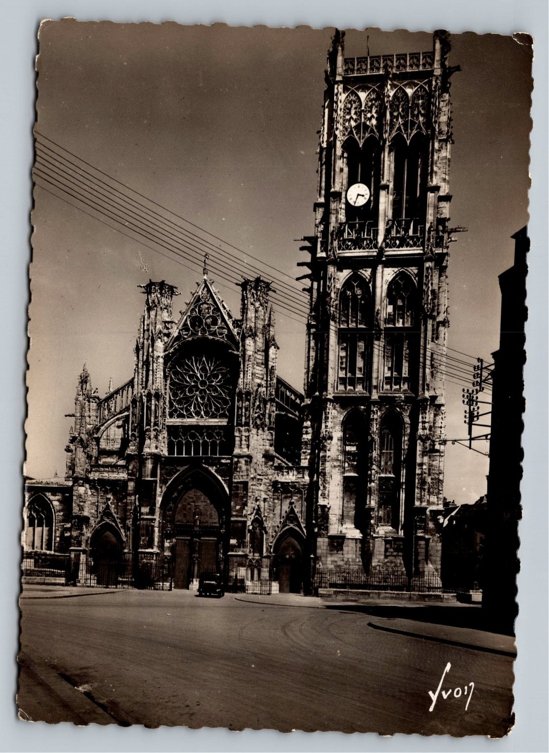 Dieppe France L'Eglise Saint-Jacques Church Real Photo Postcard Yvon Dieppe France L'Eglise Saint-Jacques Church Real Photo Postcard Yvon