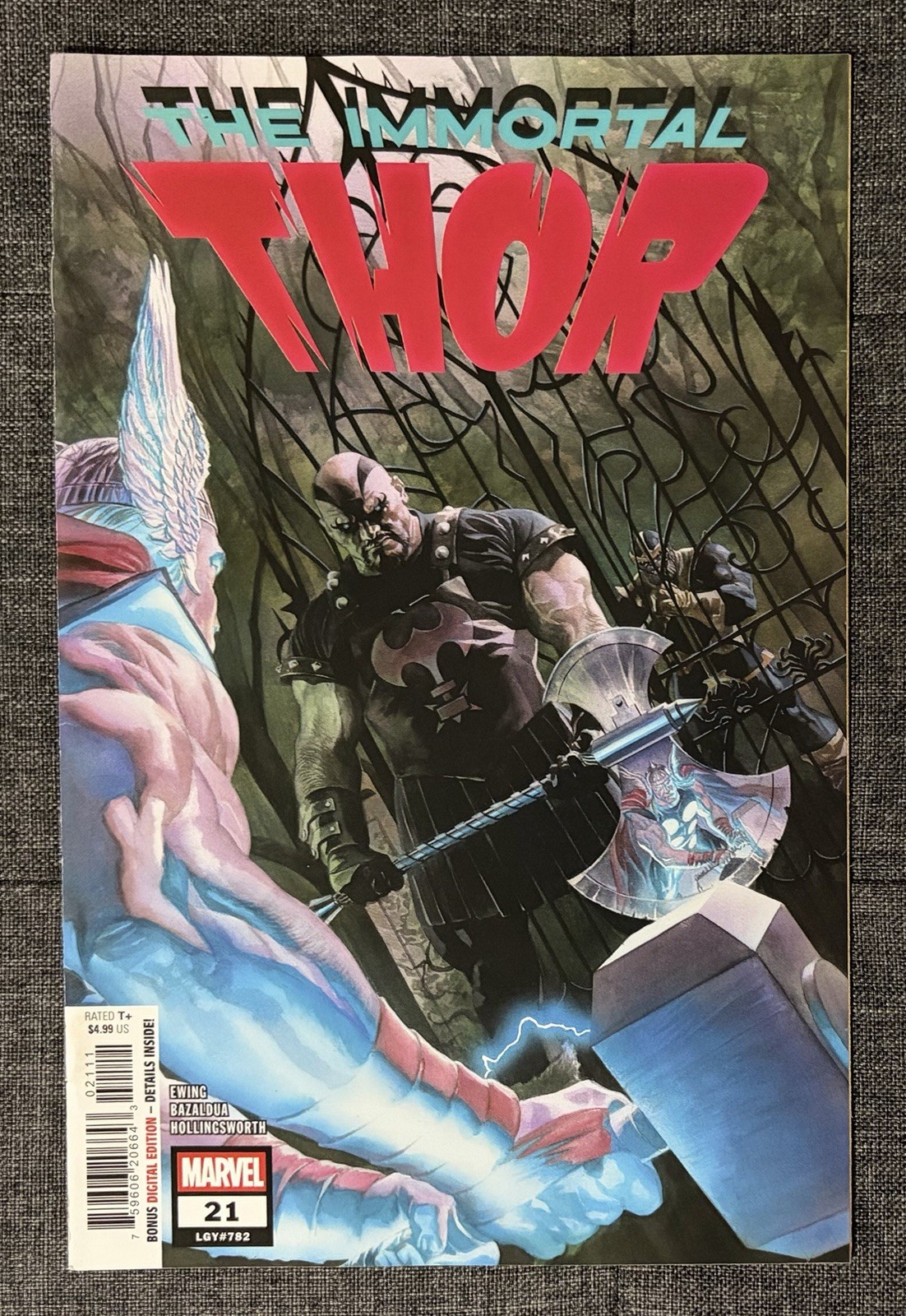Immortal Thor #21 Alex Ross Cover Marvel Comics 2025 JCA44