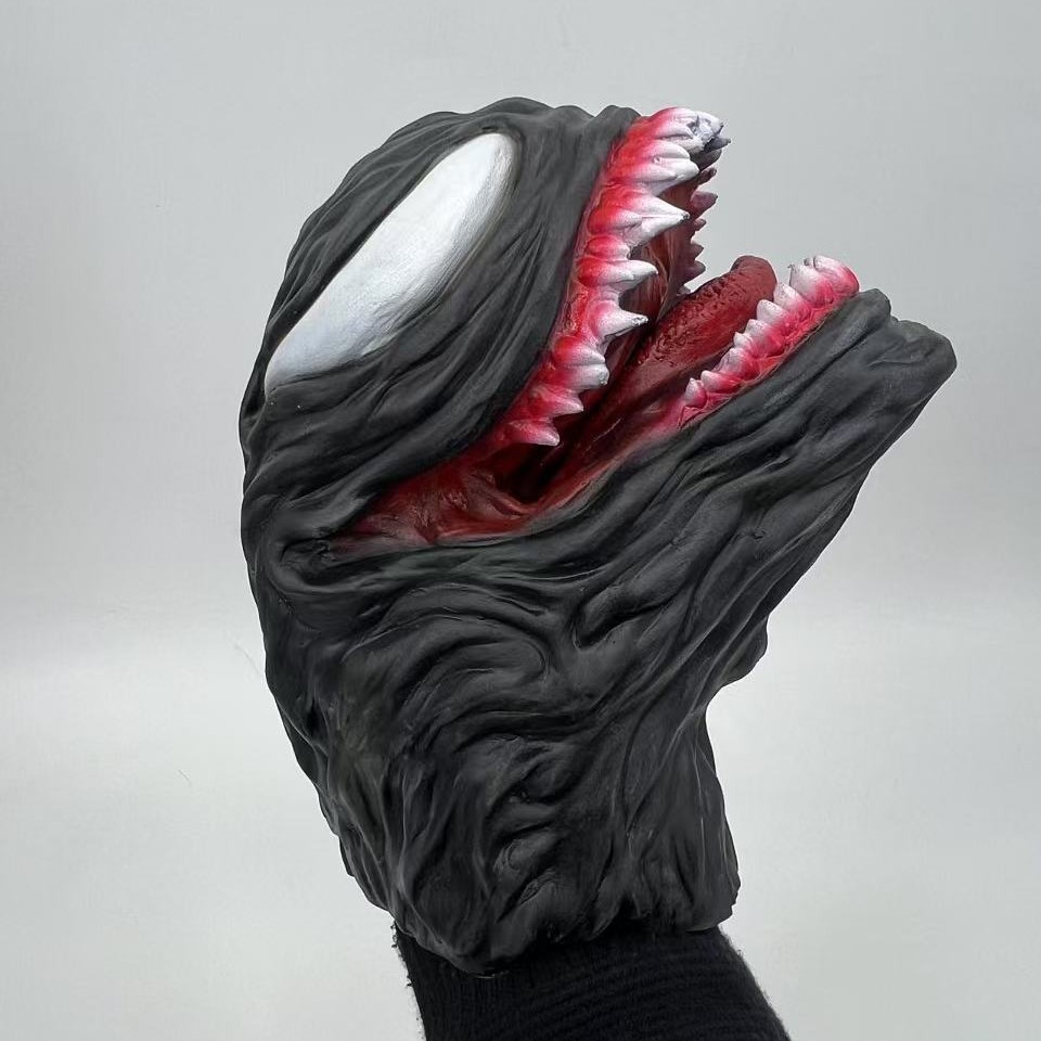 Venom Latex Hand Puppet Halloween Horror Monster Costume Prop