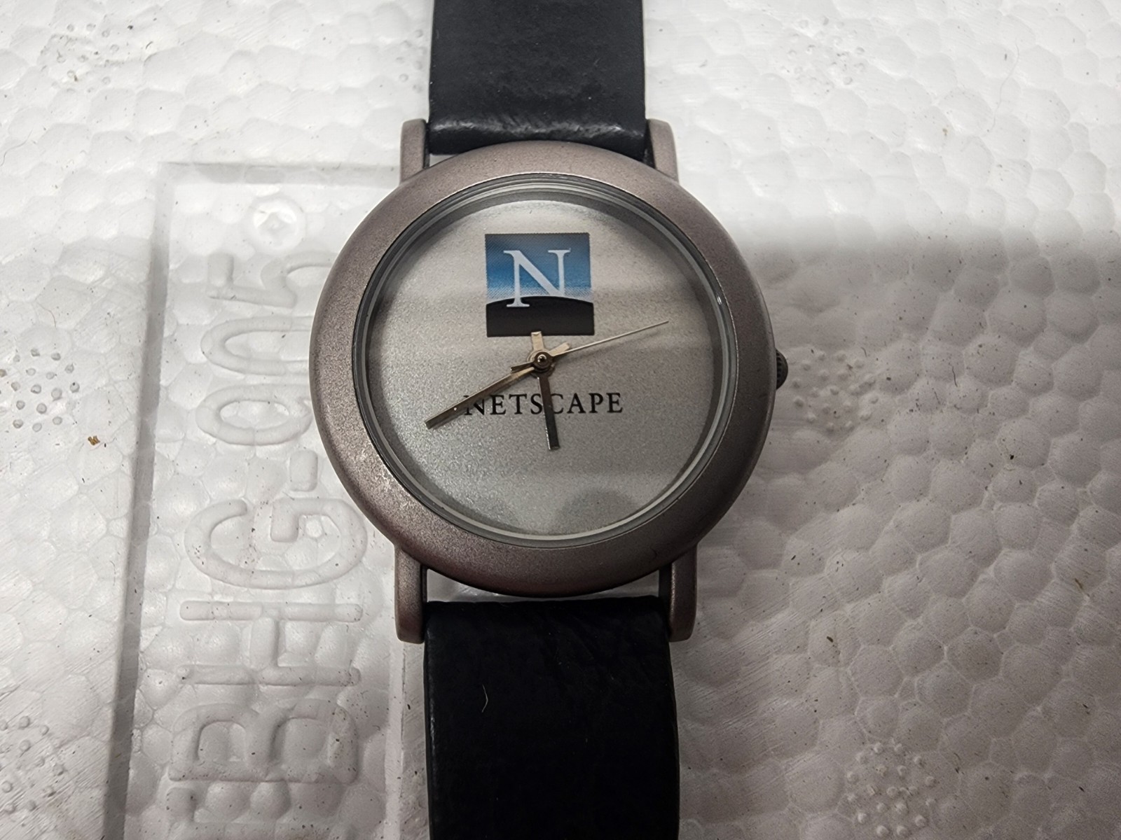Vintage 1990s Netscape Communications Promo Watch Internet Tech AOL Era Rare