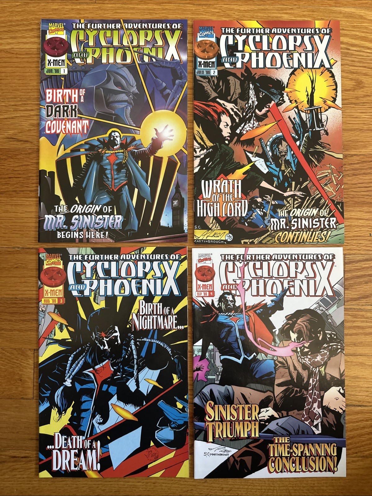 The Further Adventures of Cyclops and Phoenix #1-4 1996 Origin of Mr. Sinister The Further Adventures of Cyclops and Phoenix #1-4 1996 Origin of Mr. Sinister