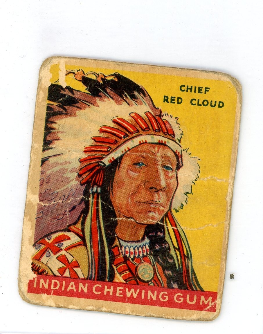 1947 Goudey Indian Gum Chief Red Cloud (JF) 1947 Goudey Indian Gum Chief Red Cloud (JF)