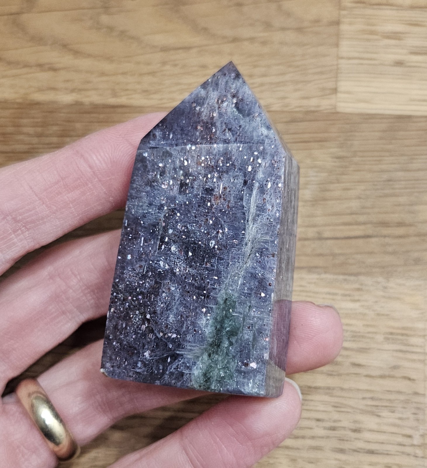 Rare Bloodshot Iolite Tower Rare Bloodshot Iolite Tower