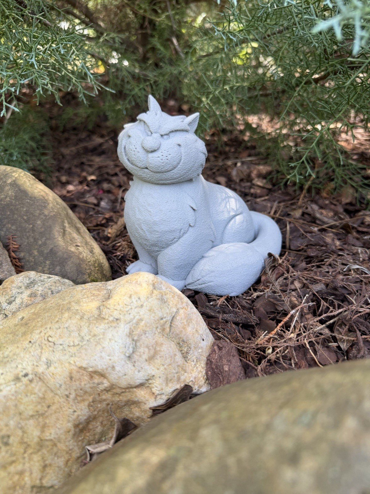 Cinderella’s Lucifer The Cat Garden Statue Set Villain Stake Decor Sidekicks