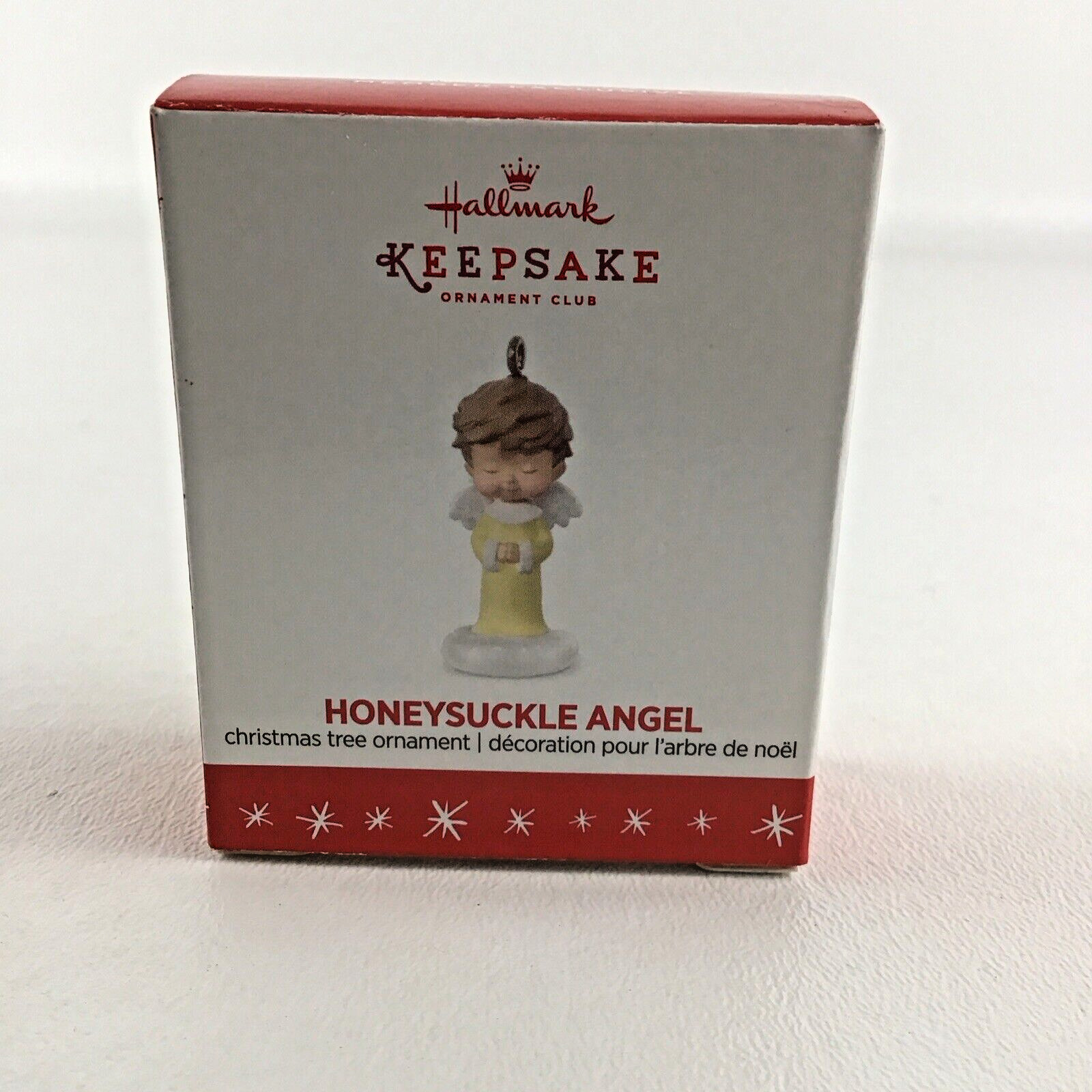Hallmark Keepsake Christmas Tree Ornament Honeysuckle Angel Miniature New 2016