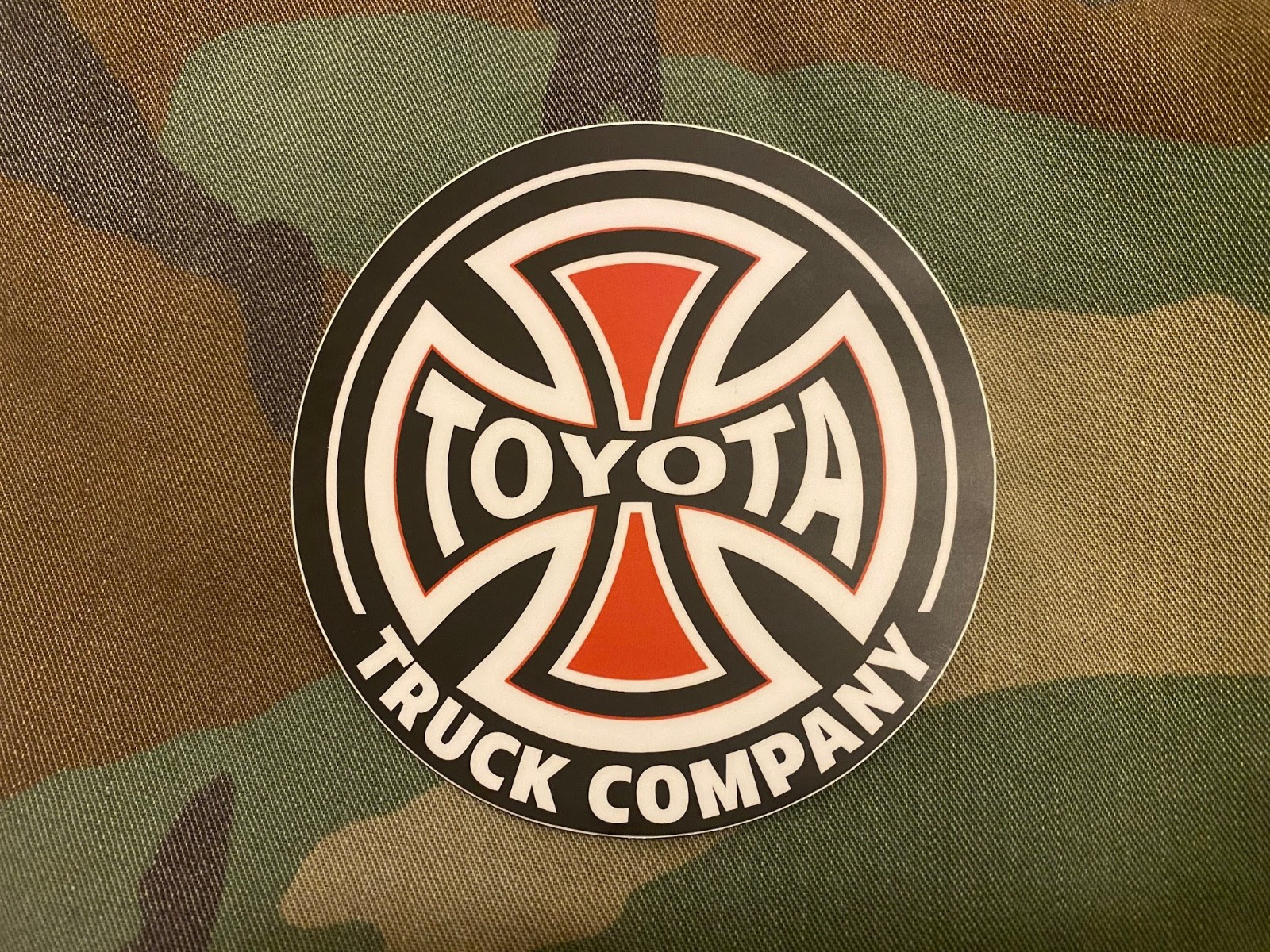 NO COAST YOTA TOYOTA TRUCK COMPANY STICKER SLAP INDEPENDENT SKATEBOARD SKATE