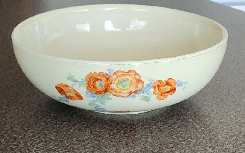 Vintage Hall's Superior ~ ORANGE POPPY ~ 8.75