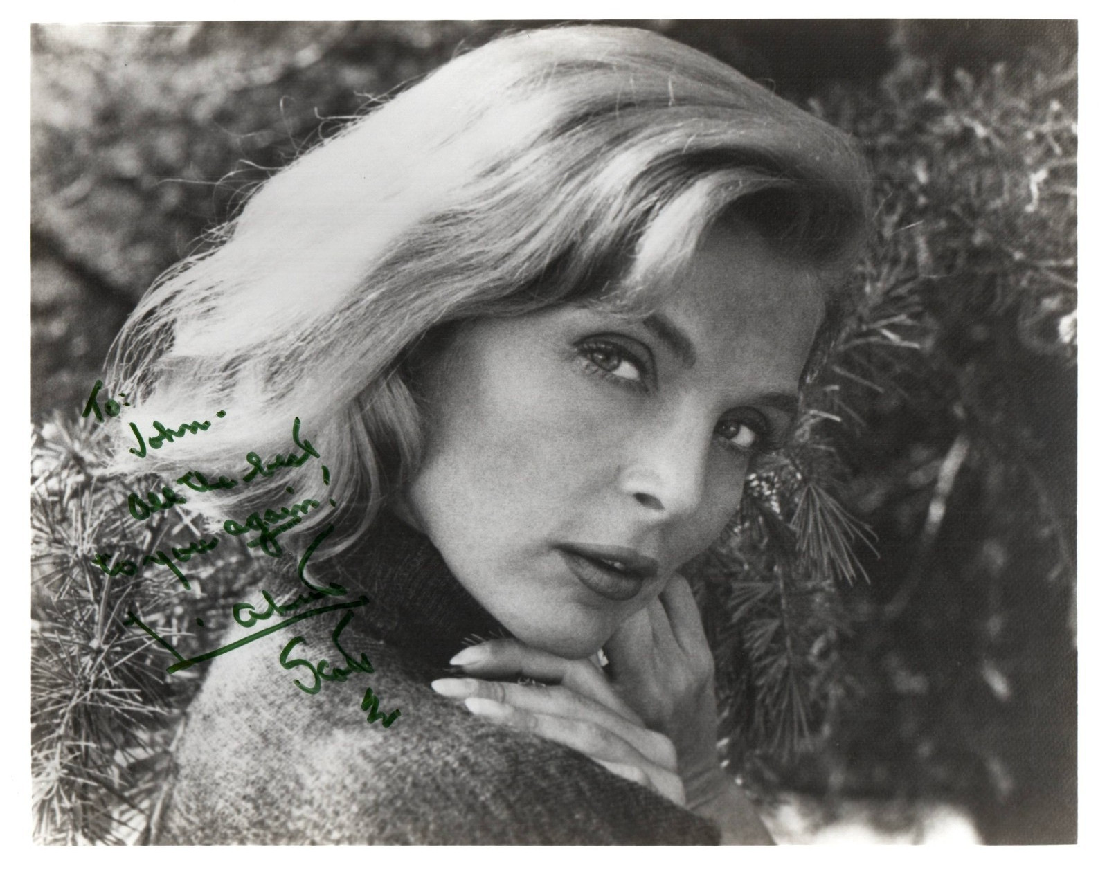 HOLLYWOOD ACTRESS LIZABETH SCOTT SIGNED AUTOGRAPH PORTRAIT ORIGINAL PHOTO MA7