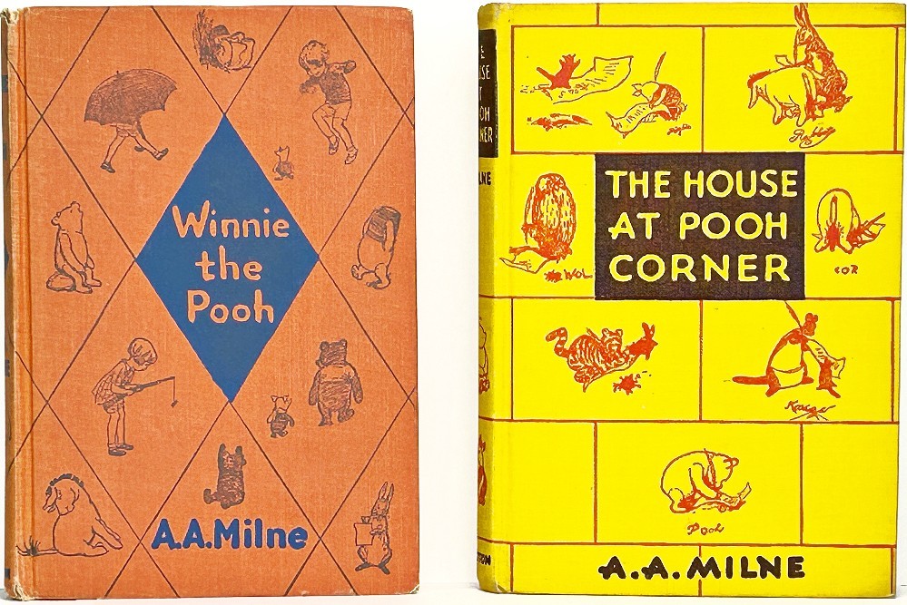 1935 books WINNIE THE POOH vintage TIGGER & FRIENDS Baby A MILNE teddy BEAR
