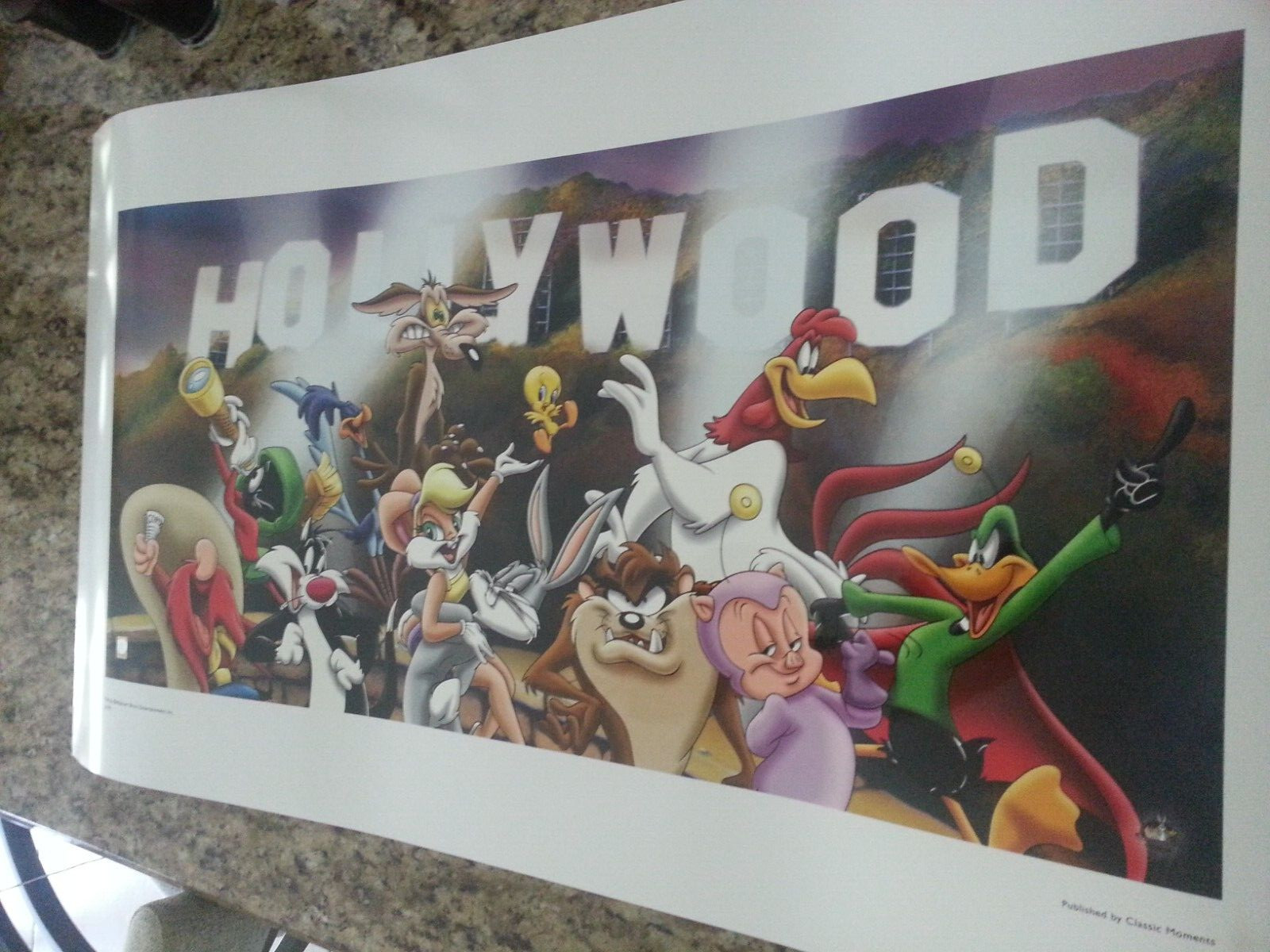 NEW Looney Toons Go to Hollywood II Animation Art - With COA NEW Looney Toons Go to Hollywood II Animation Art - With COA