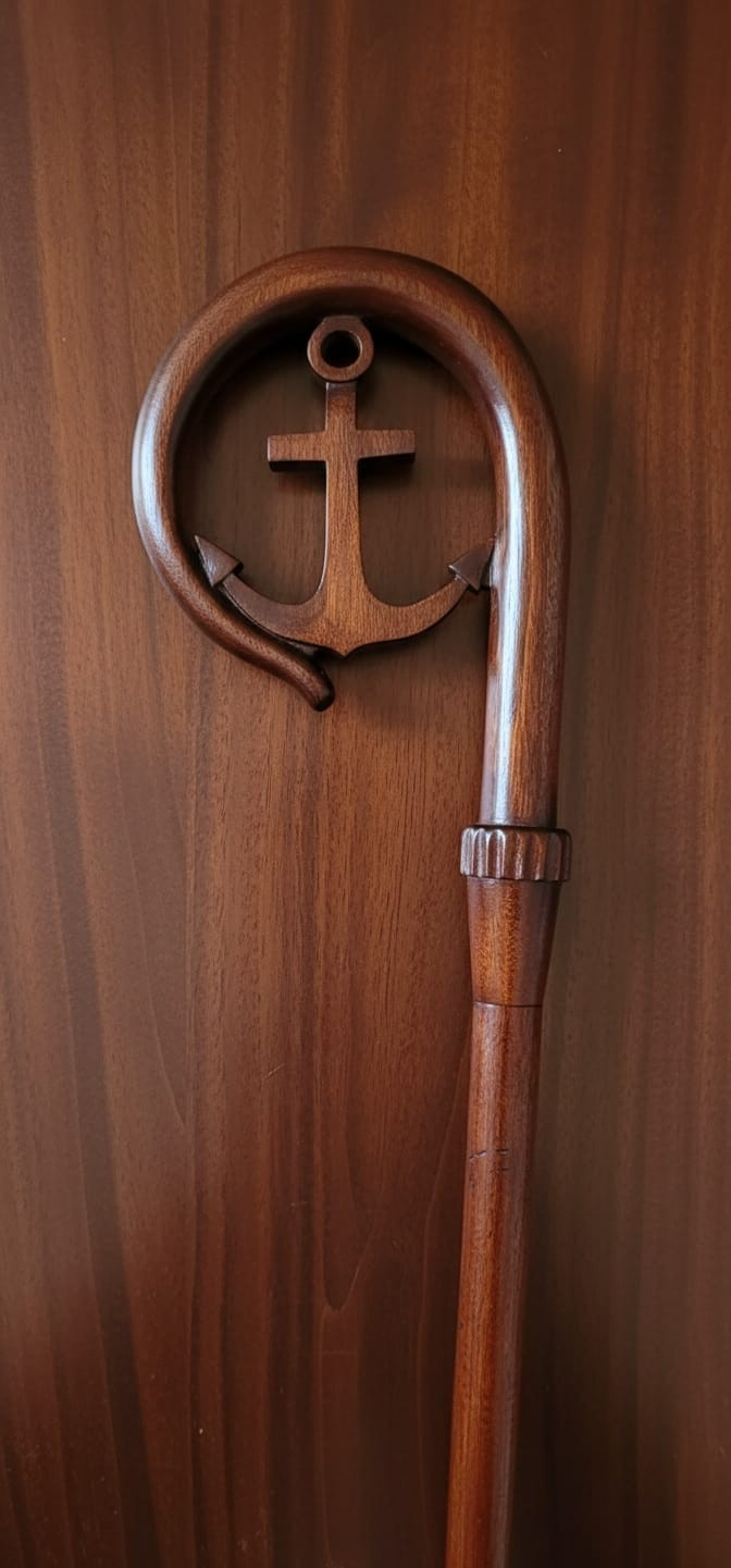 Wood CROZIER Bishop Staff Crosier Quality Craftsmanship, 72\