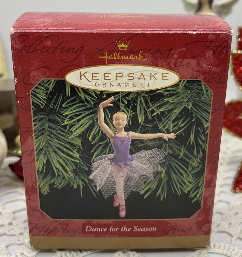 Vtg 1999 Hallmark Keepsake Christmas Ornament Dance for the Season Ballerina