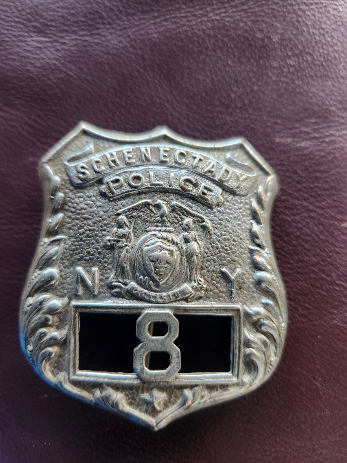 Vintage Antique 1940\'s Schenectady New York Police Badge Obsolete C.D. Reese Vintage Antique 1940\'s Schenectady New York Police Badge Obsolete C.D. Reese