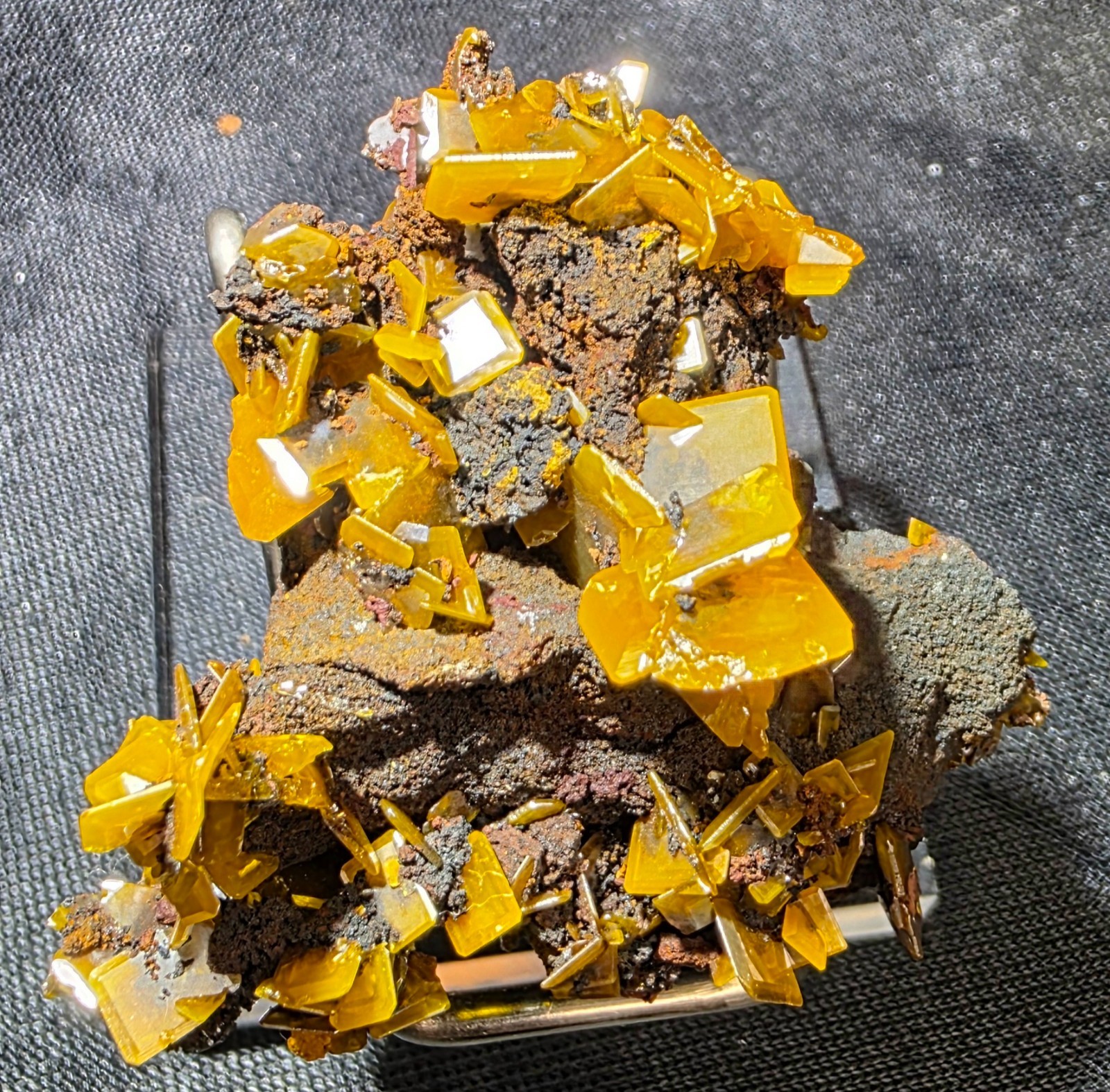 Wulfenite Crystals Ojuela Mine Mapimi Durango Mexico 64g 2