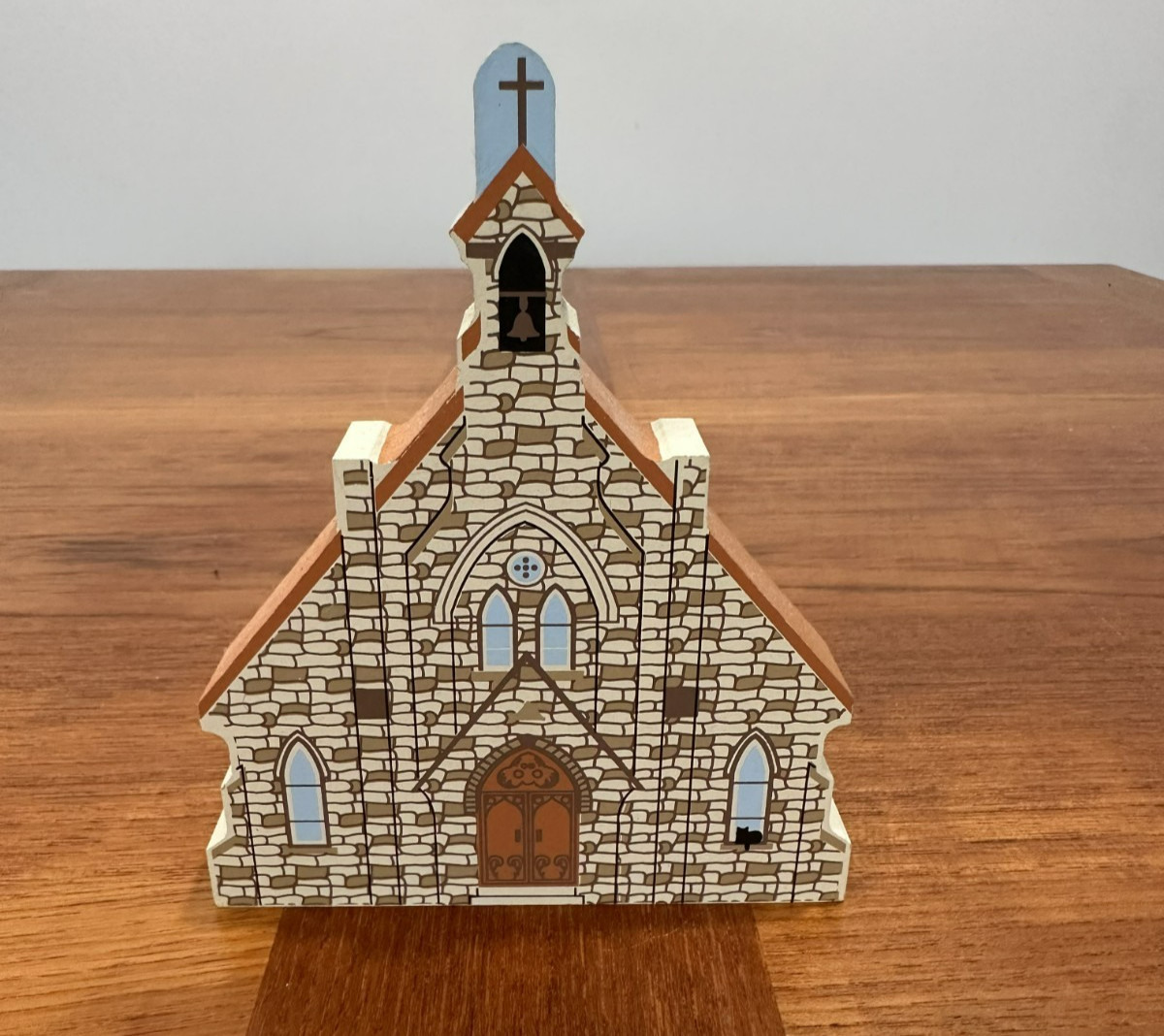 Vintage 1999 Cat's Meow Village Trinity Episcopal Church Atchison KS CSTM 14551