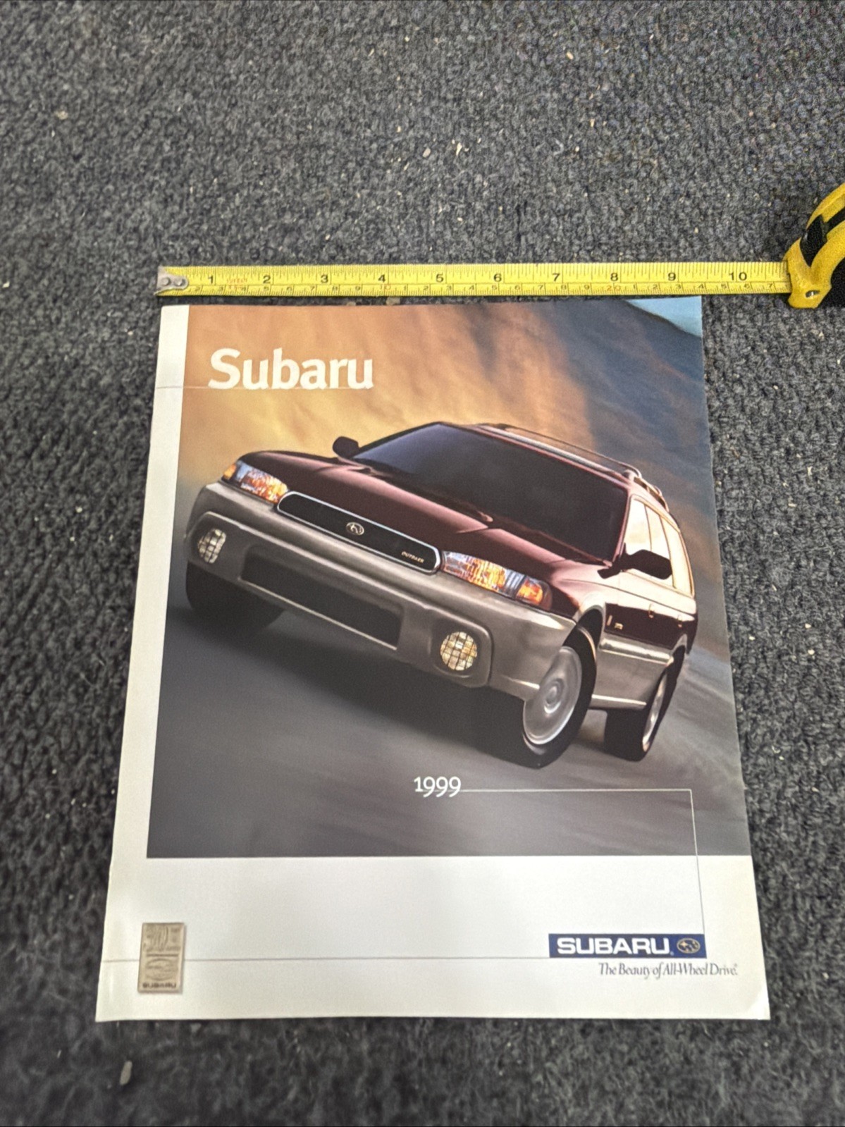 Original 1999 Subaru Full Line Sales Brochure Outback Forester Legacy Impreza