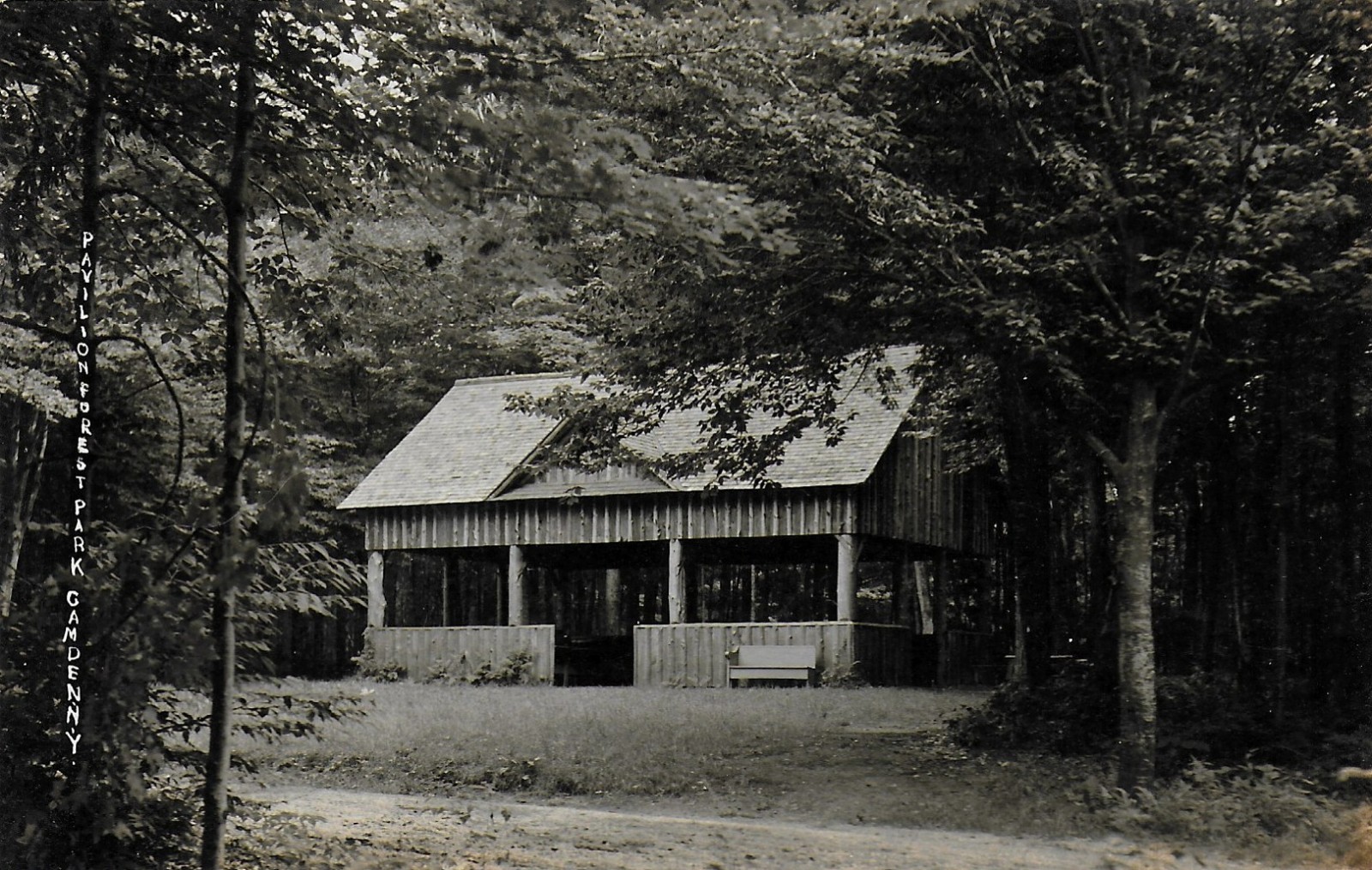 CAMDEN NEW YORK RPPC - PAVILION at FOREST PARK - Near VIENNA & HILLSBORO N.Y. CAMDEN NEW YORK RPPC - PAVILION at FOREST PARK - Near VIENNA & HILLSBORO N.Y.