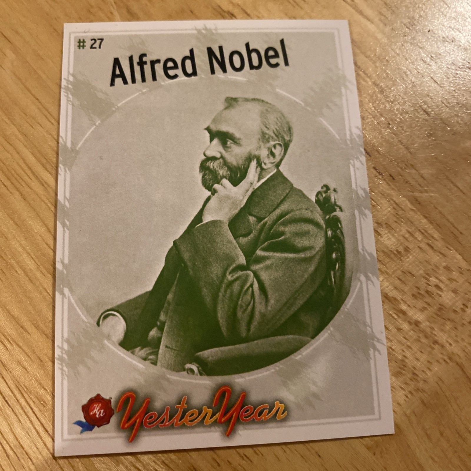2024 Historic Autographs YesterYear Alfred Nobel #27 1/10