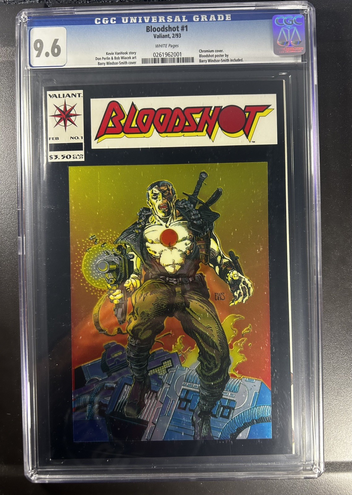 Bloodshot #1 (1993) • CGC 9.6 • Chromium Cover • Bloodshot #1 (1993) • CGC 9.6 • Chromium Cover •