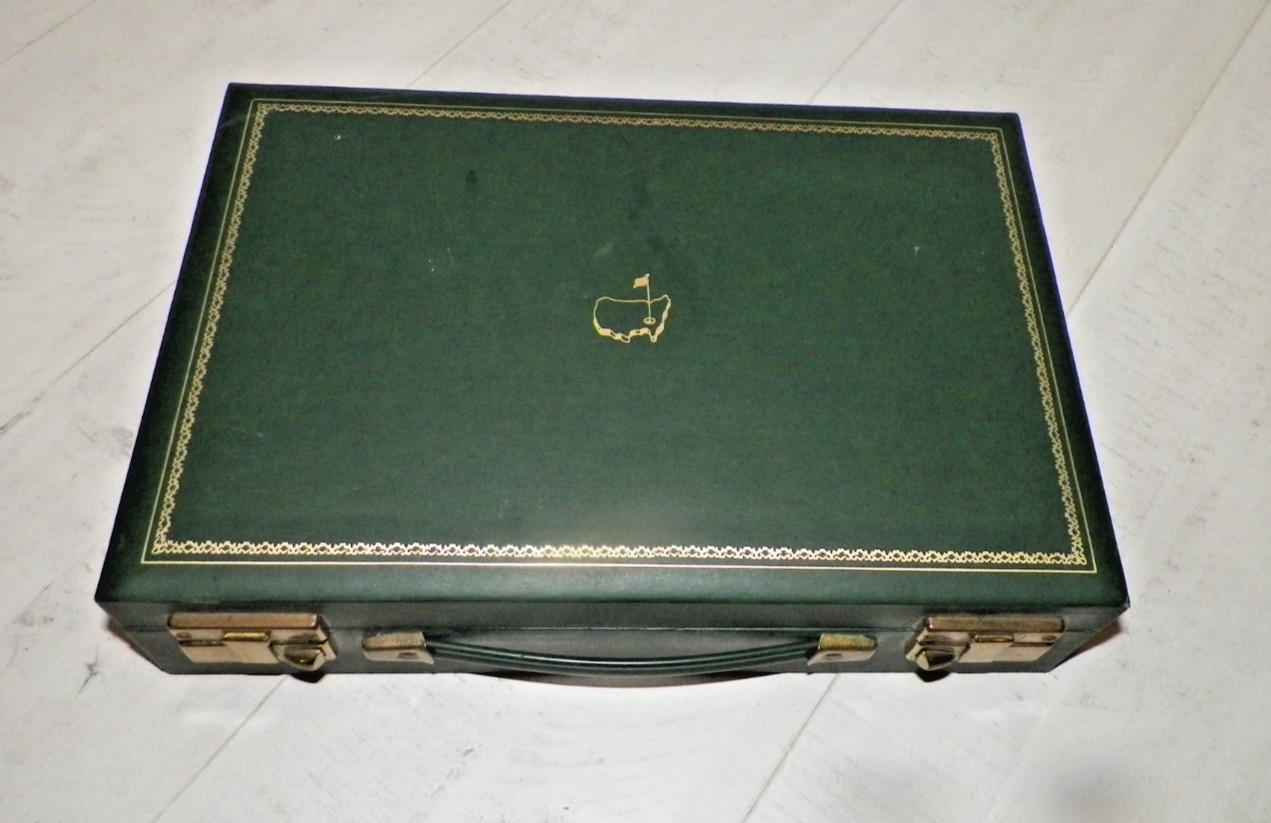 VTG 1970's AUGUSTA NATIONAL MASTERS FIRST AID KIT & CASE W/CONTENTS