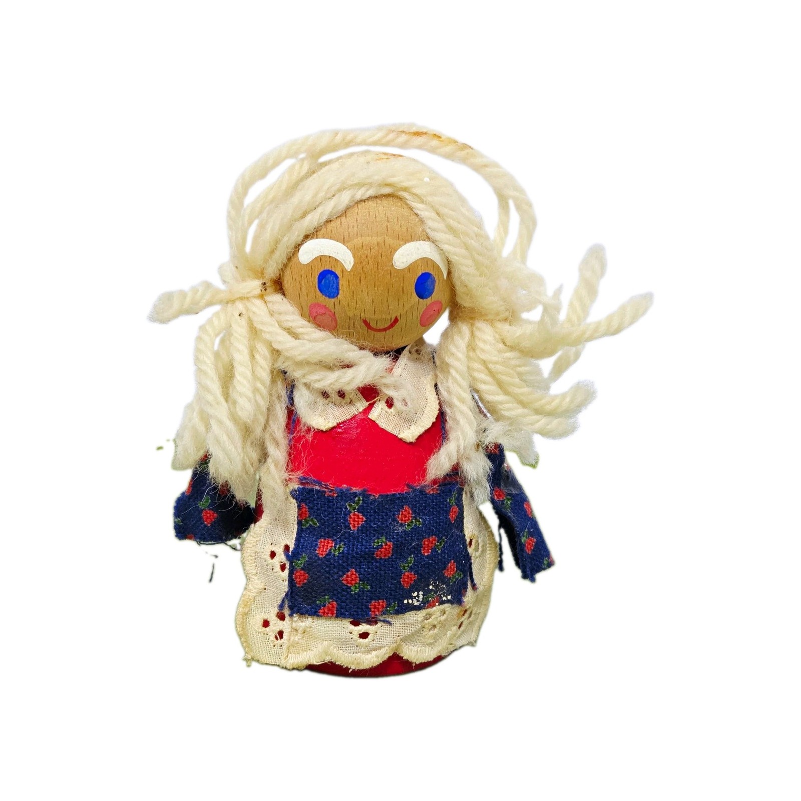 Vintage Danish Folk Art Wood Doll Holline Denmark Scandinavian MCM cottagecore Vintage Danish Folk Art Wood Doll Holline Denmark Scandinavian MCM cottagecore
