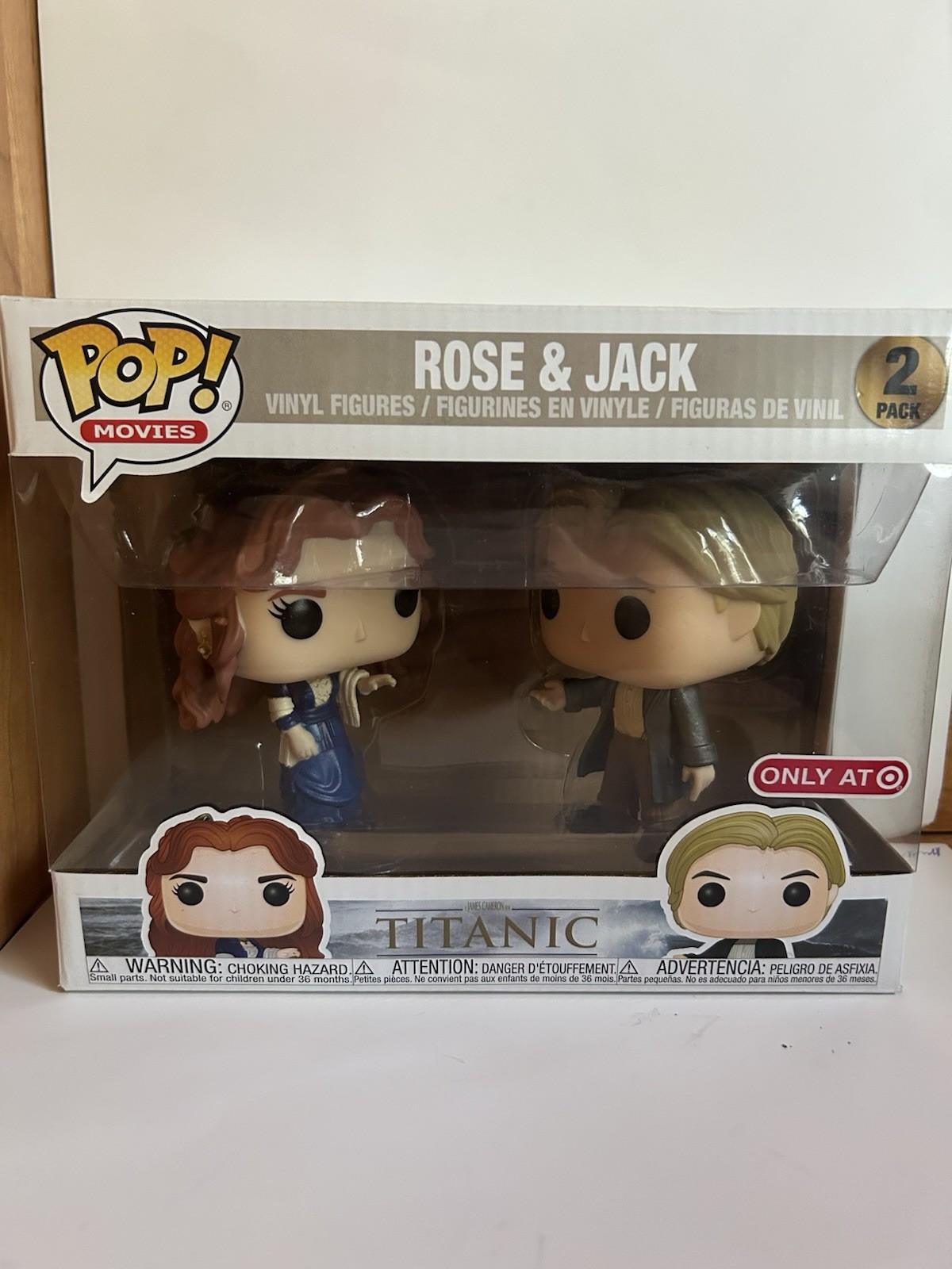 Funko Pop Vinyl: Titanic Rose and Jack 2-Pack Target Exclusive