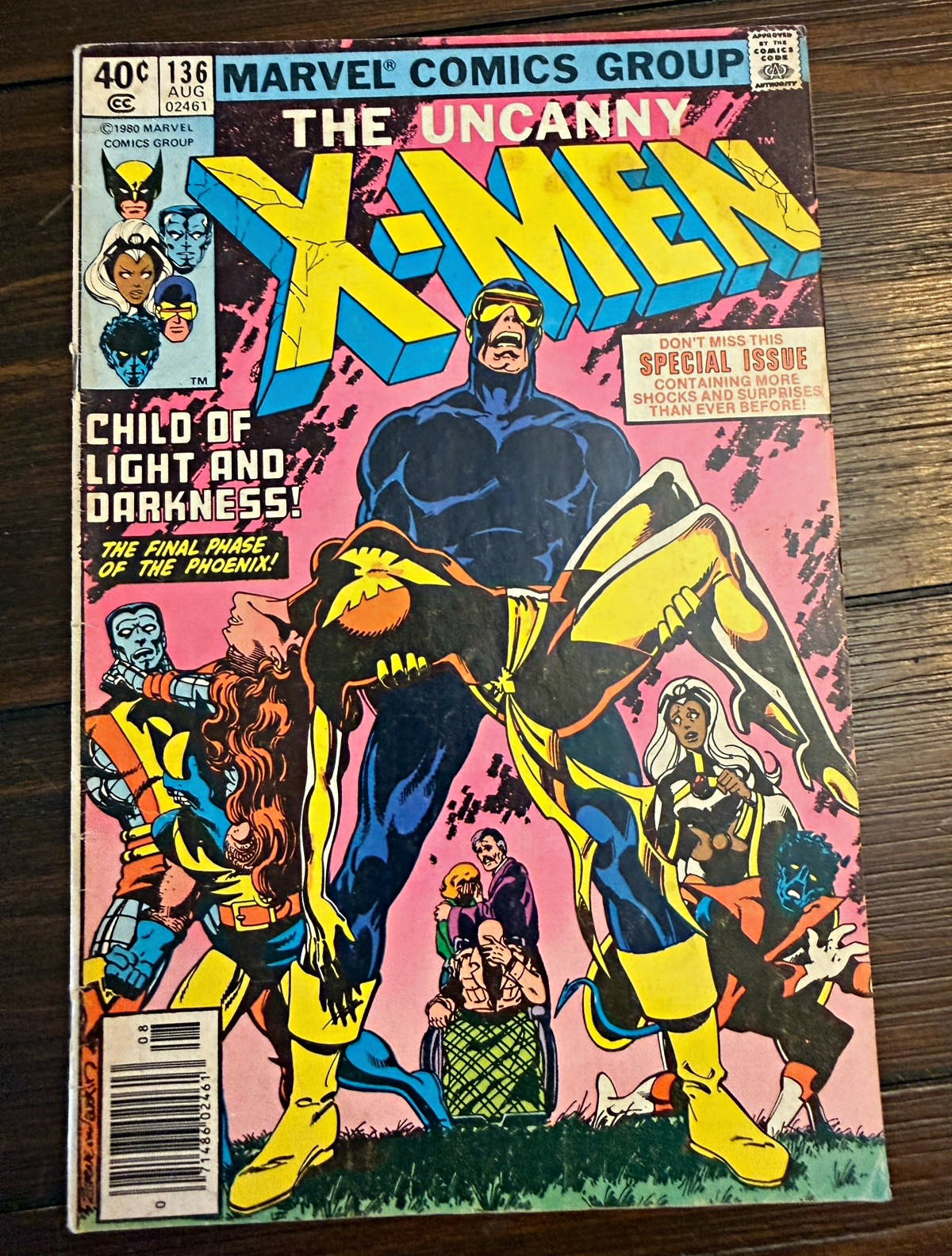 Uncanny X-Men #136 August 1980 Dark Phoenix Saga Newsstand Marvel Uncanny X-Men #136 August 1980 Dark Phoenix Saga Newsstand Marvel