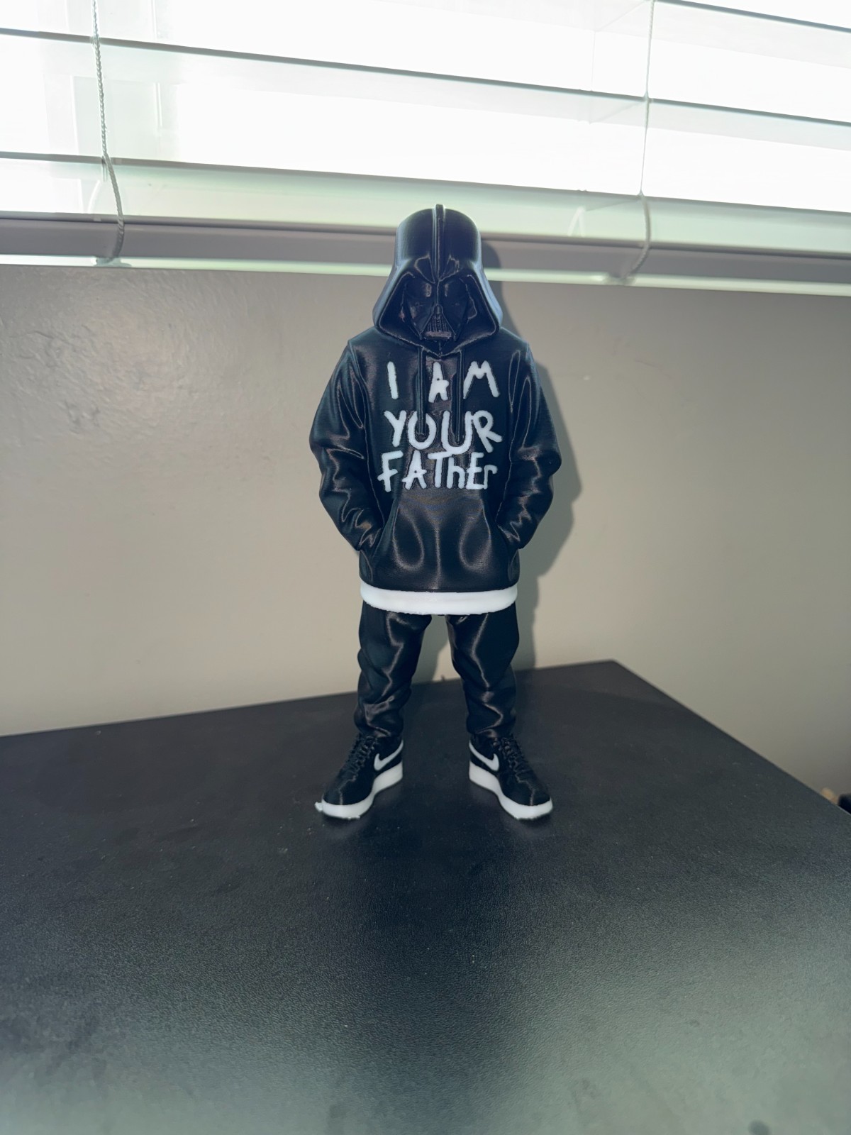 Hoodie Streatwear Darth Vader - 3D Printed Star Wars Darth Vader Statue Hoodie Streatwear Darth Vader - 3D Printed Star Wars Darth Vader Statue