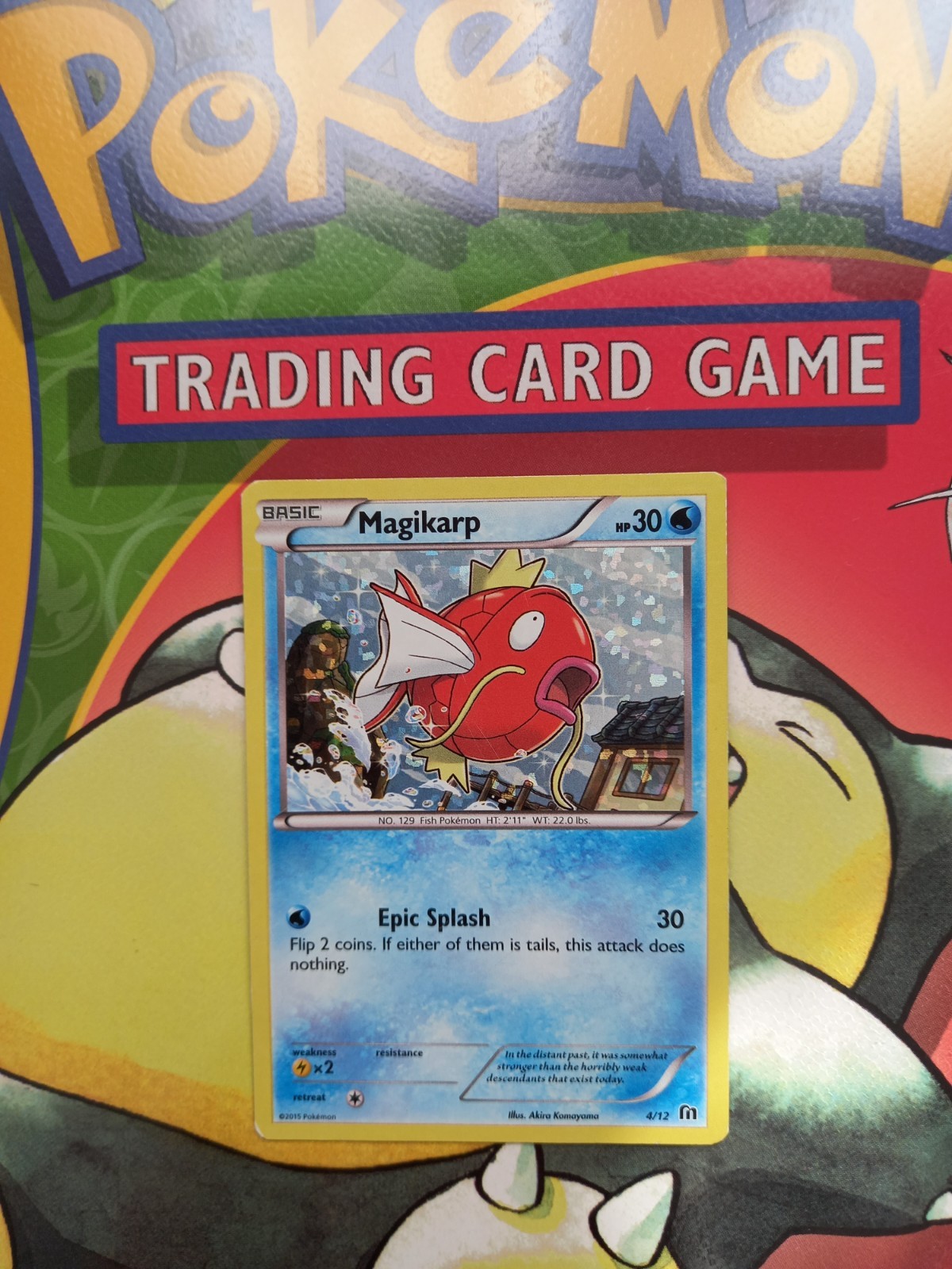 Magikarp 4/12 Holo Rare McDonald\'s 2016 Promo Pokemon Card
