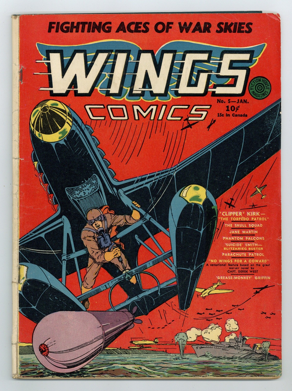Wings Comics #5 PR 0.5 1941