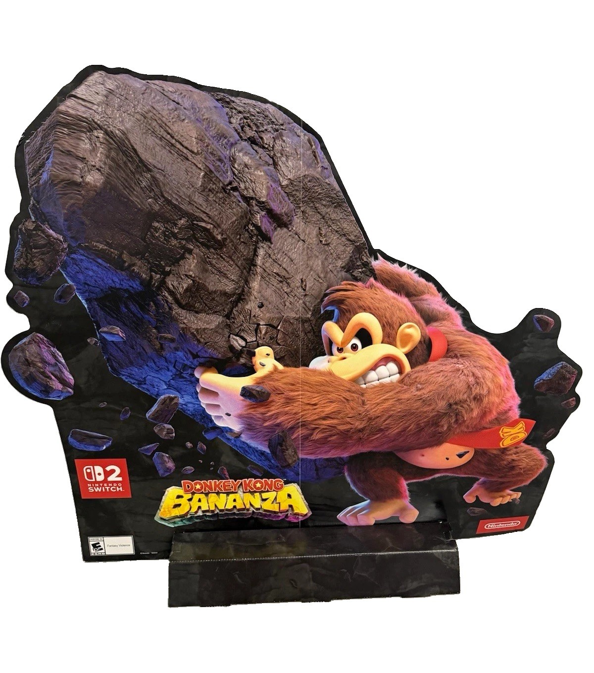Nintendo Switch Donkey Kong Bananza Store Display Standee huge rare Nintendo Switch Donkey Kong Bananza Store Display Standee huge rare