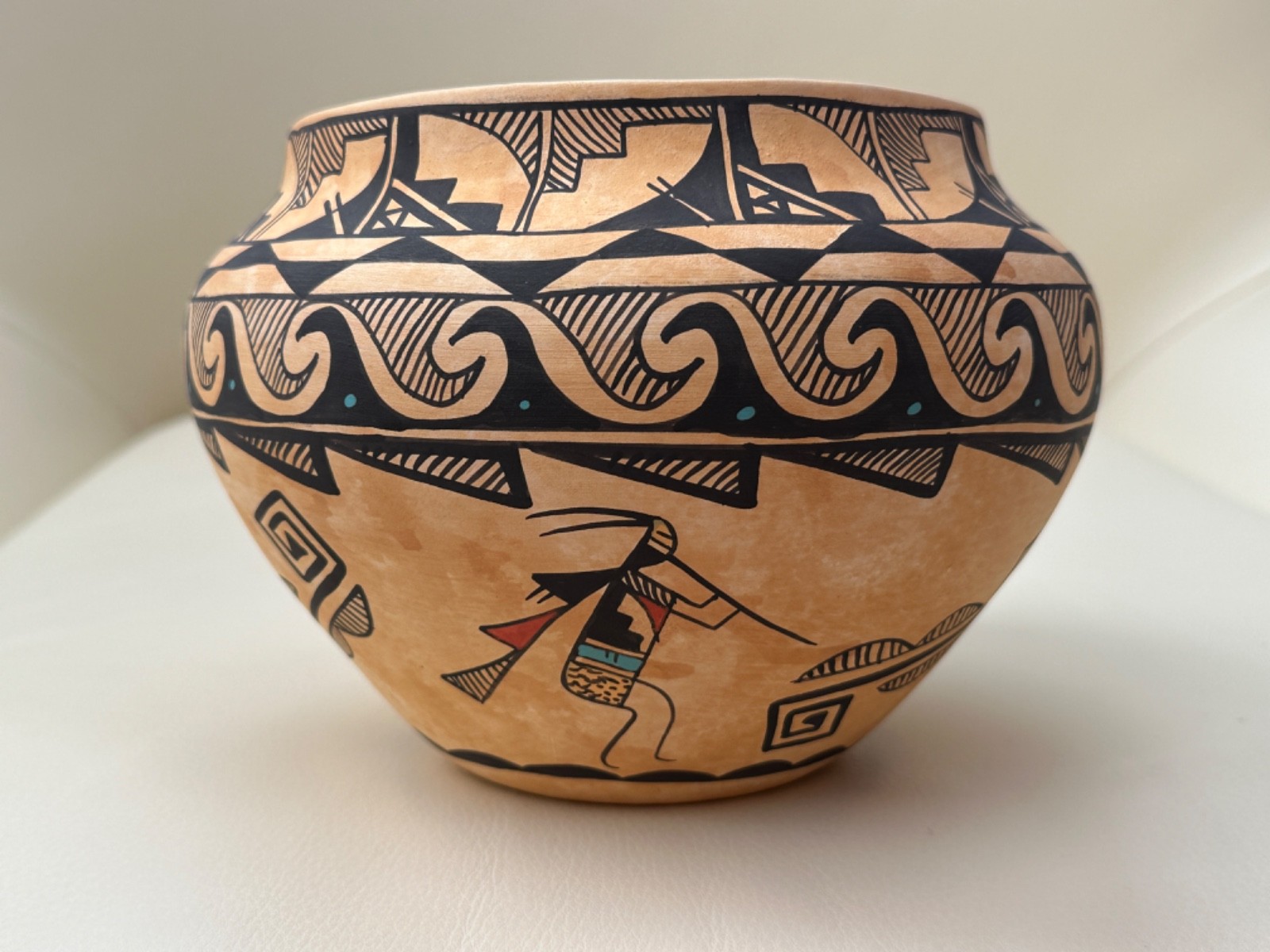 LELAND VALLO ACOMA PUEBLO POTTERY 5 LELAND VALLO ACOMA PUEBLO POTTERY 5