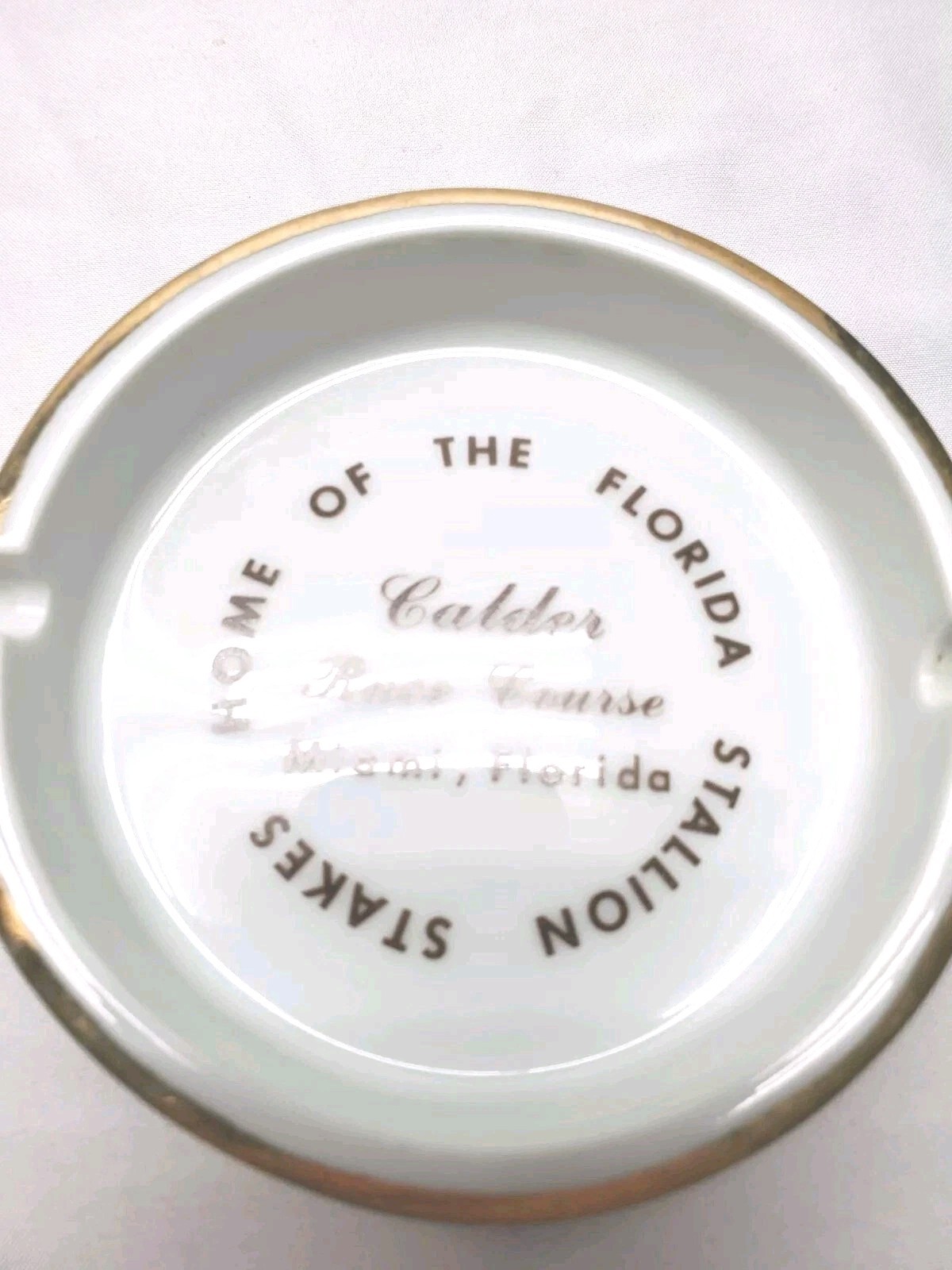 Vintage Stallion Steaks Home Of The Calder Race Course Miami, Florida Ashtray