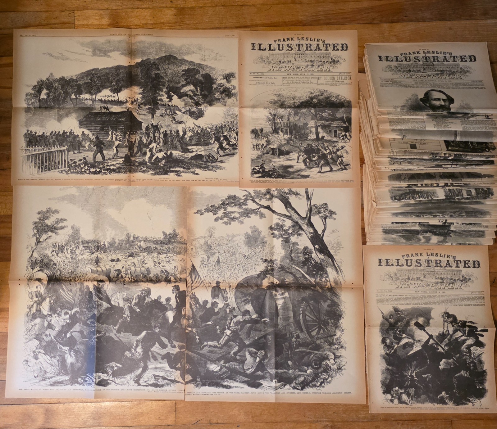 π 1861 Civil War Newspaper Collection - 37 Reissues Frank Leslie Illustrated π π 1861 Civil War Newspaper Collection - 37 Reissues Frank Leslie Illustrated π