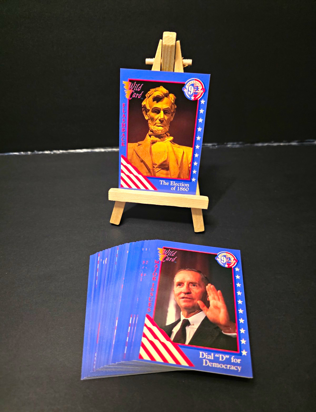 Wild Card Decision \'92 Card Political/History Non-Sport Card Lot #33 #58 1992 Wild Card Decision \'92 Card Political/History Non-Sport Card Lot #33 #58 1992