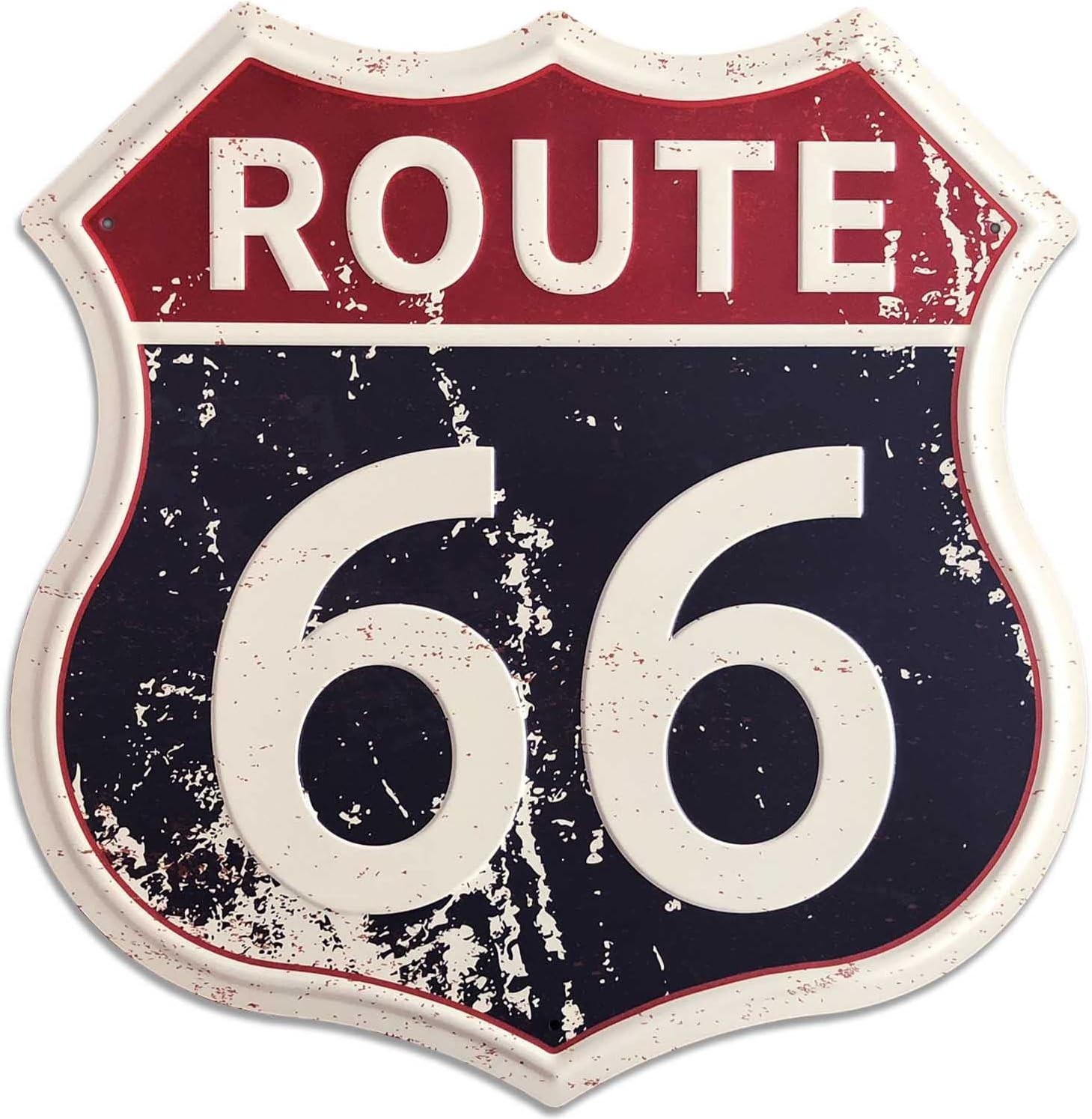 High-Definition Route 66 Signs - Waterproof Metal Wall Decor (12 High-Definition Route 66 Signs - Waterproof Metal Wall Decor (12