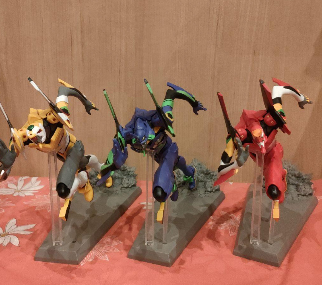 Evangelion Unit 00 UNIT 01 UNIT 02 figure set Ichiban Kuji