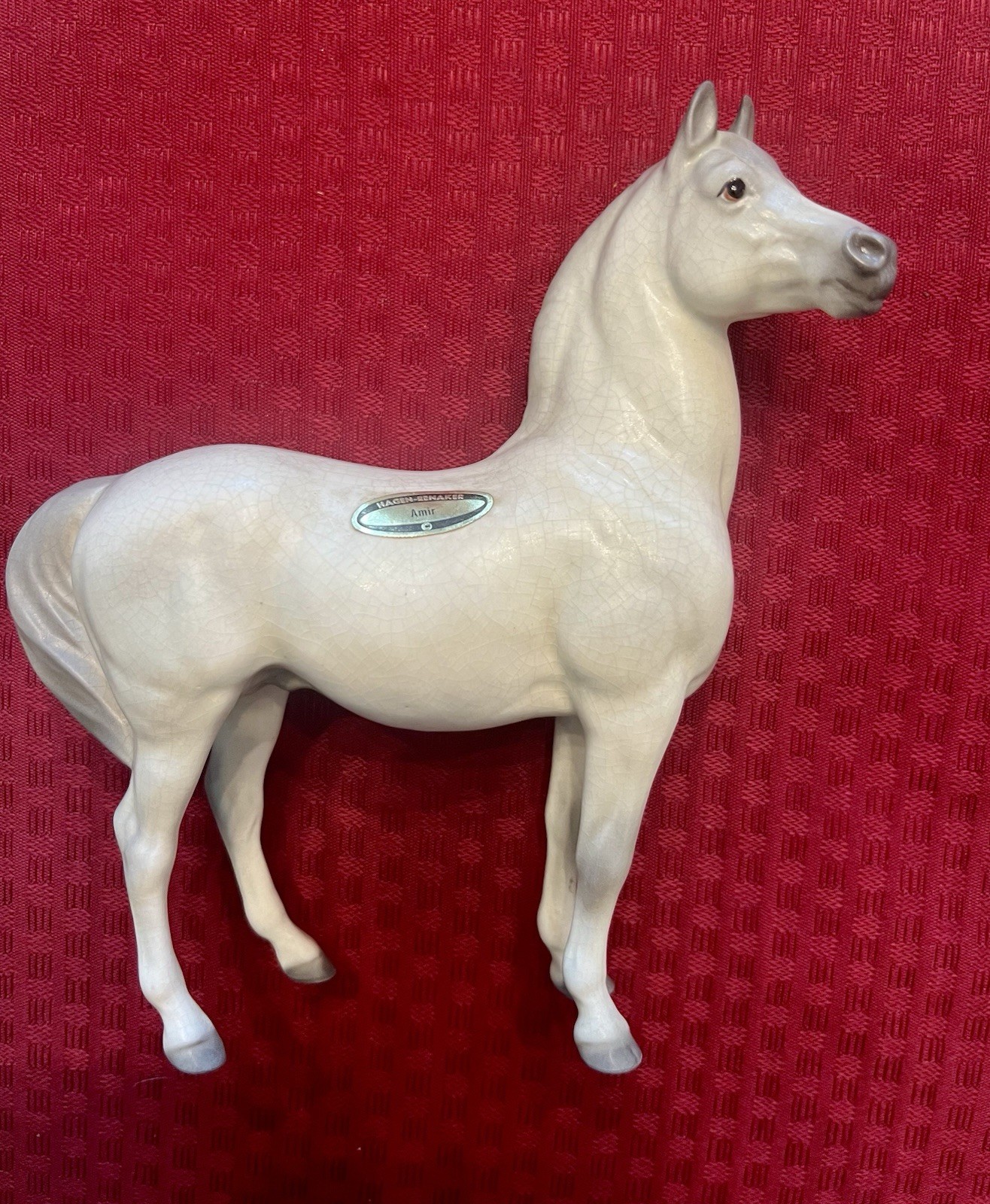 Handsome San Dimas Hagen Renaker White Arabian Stallion Amir Handsome San Dimas Hagen Renaker White Arabian Stallion Amir