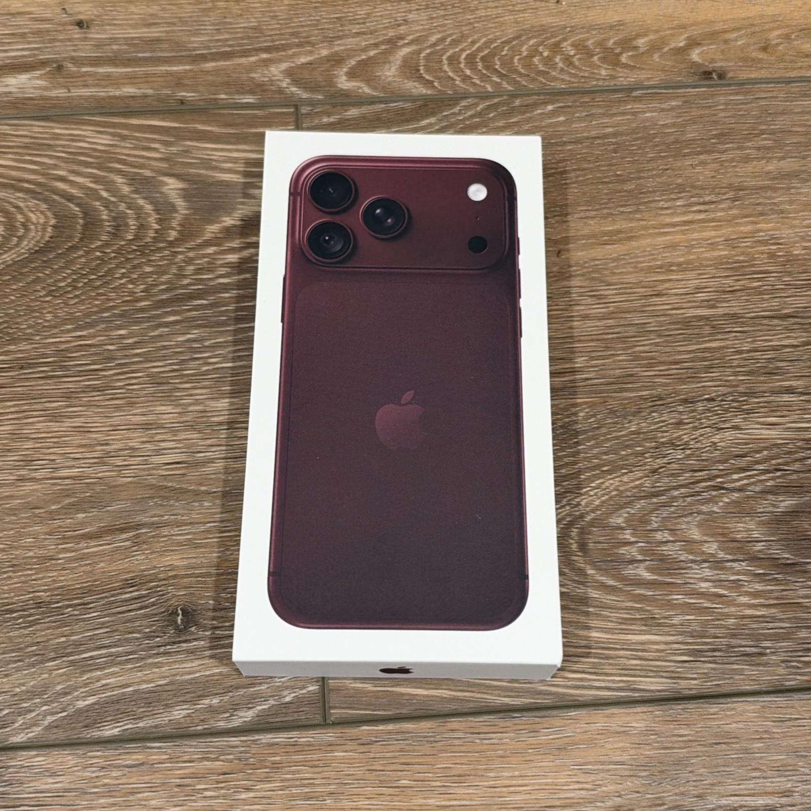 Apple iPhone 18 Pro Max EMPTY BOX  burgundy deep red wine promax