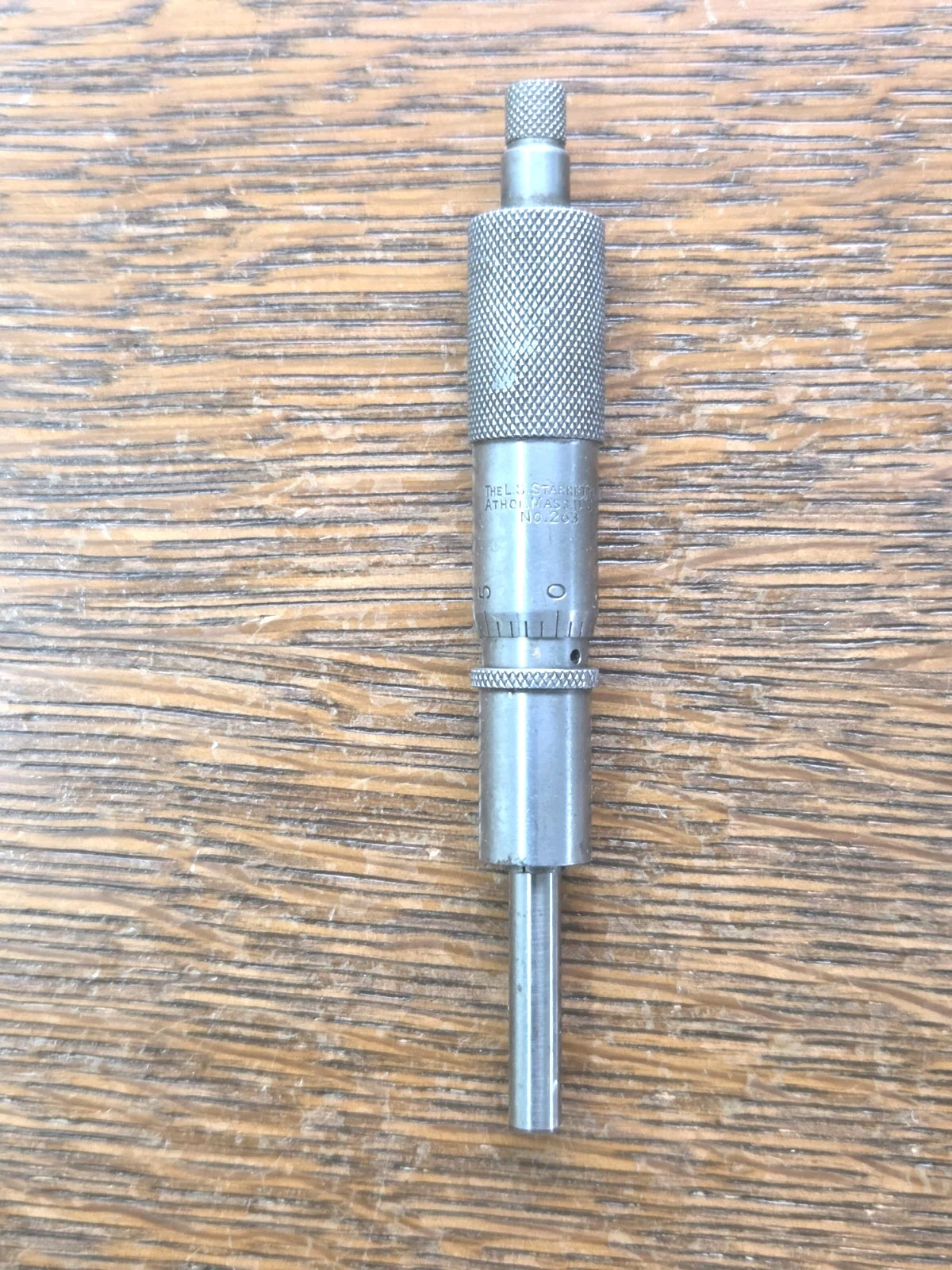Vintage L. S. Starrett No. 263 Micrometer Head Machinist Tool USA 