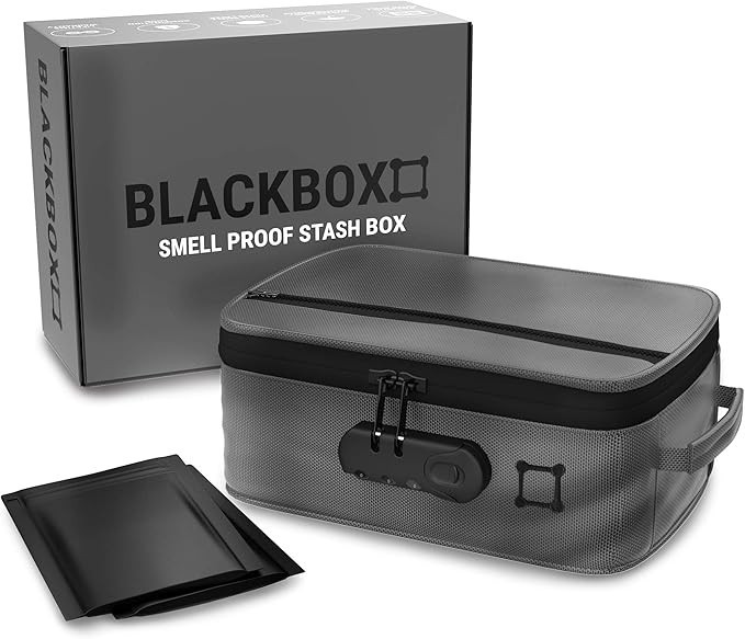 BLACKBOX by Kulbi - Smell Proof Stash Box - Lockable Storage Container - NEW