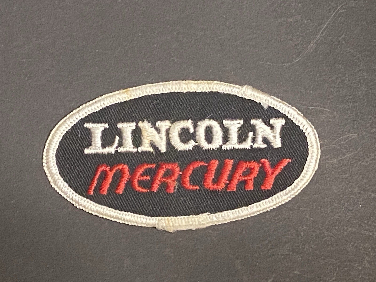 Vintage 1950s 1960s Lincoln Mercury Dealer Mechanic Uniform Patch NOS Original