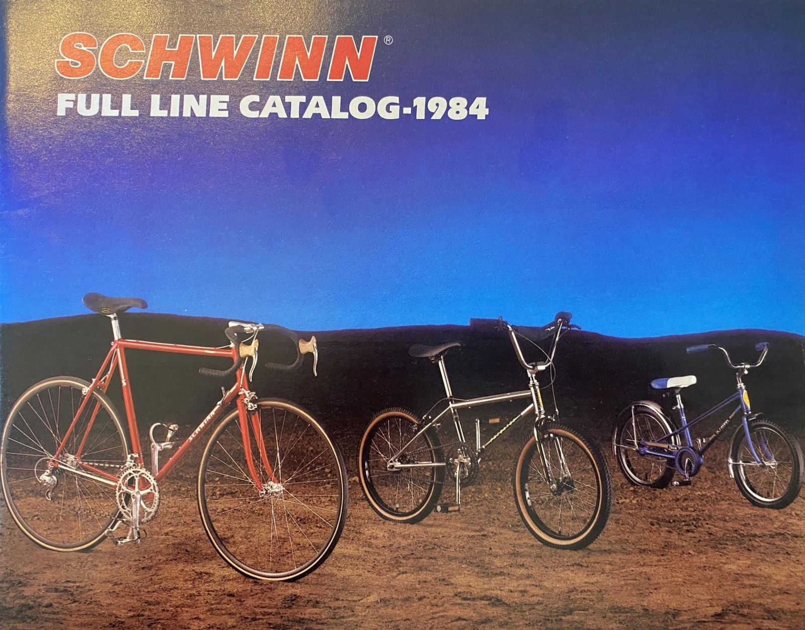 original 1984 Schwinn Bicycle Co. FULL LINE CATALOG brochure road Sting BMX