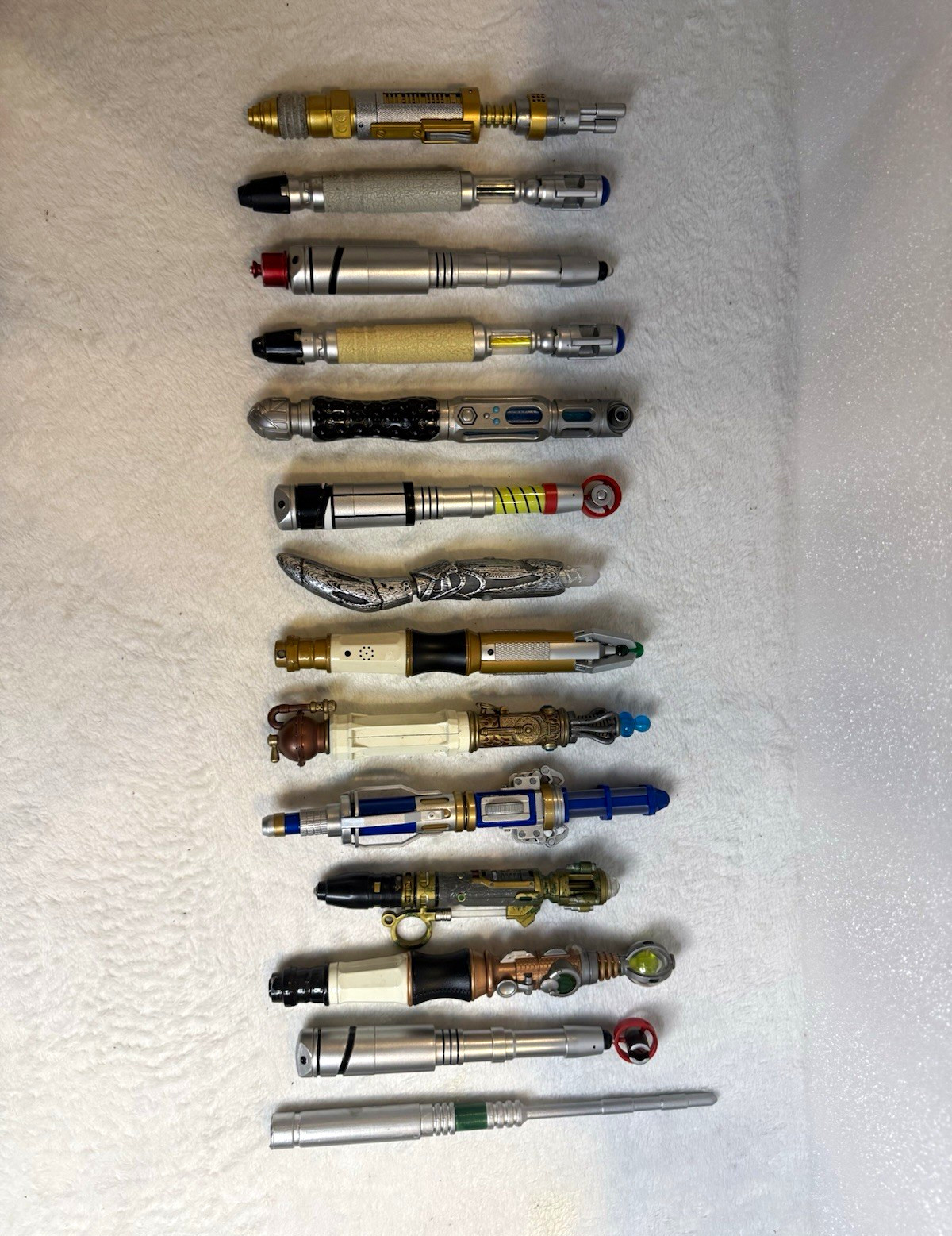 Doctor Who Sonic Screwdriver, Multiple Styles and Doctor. Doctor Who Sonic Screwdriver, Multiple Styles and Doctor.