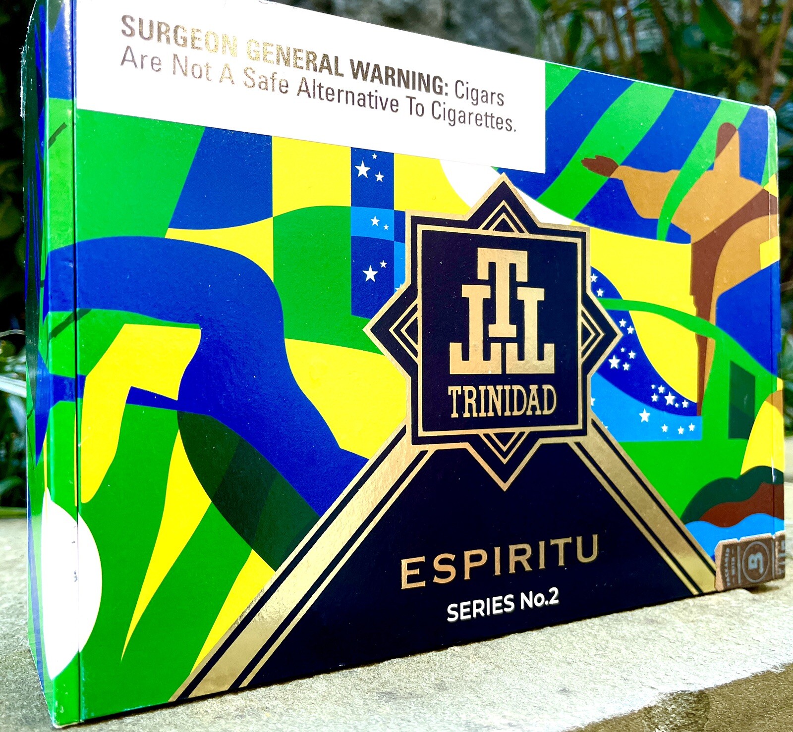 Trinidad Espiritu Brazilian Style Empty Cigar Box Trinidad Espiritu Brazilian Style Empty Cigar Box