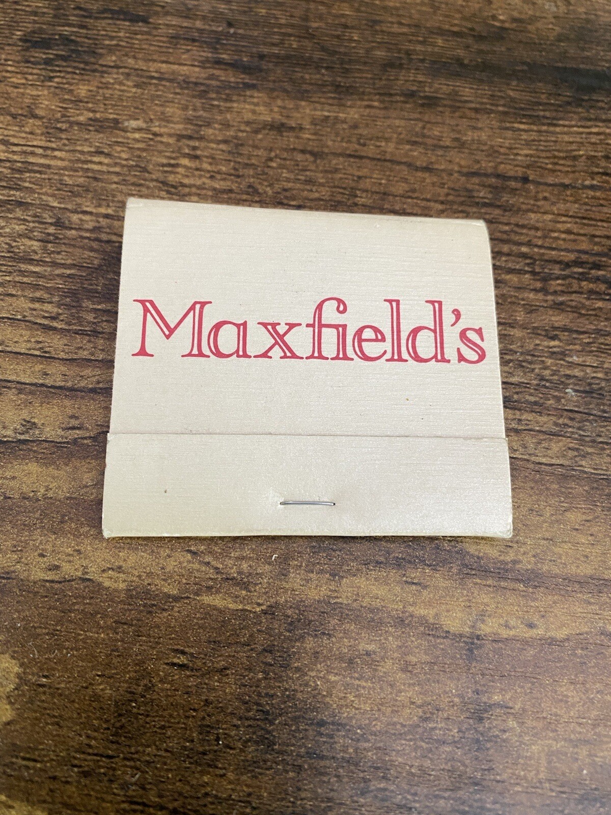 Vintage Maxfield’s Scottsdale Arizona Matchbook Matches Advertising